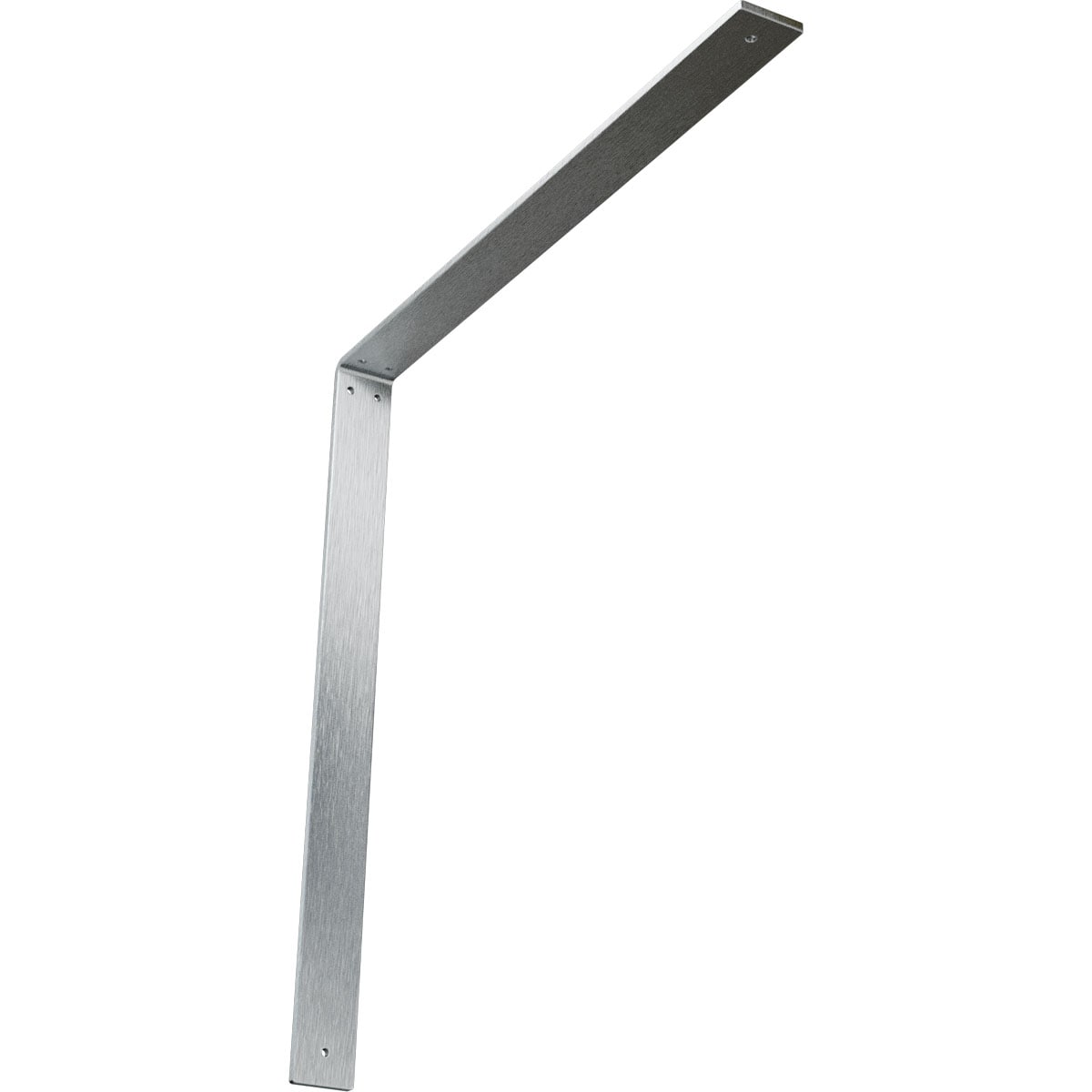 Ekena Millwork BKTM02X24X24HACRS Hamilton 24-in x 2-in x 24-in Plain Steel Countertop Support Bracket