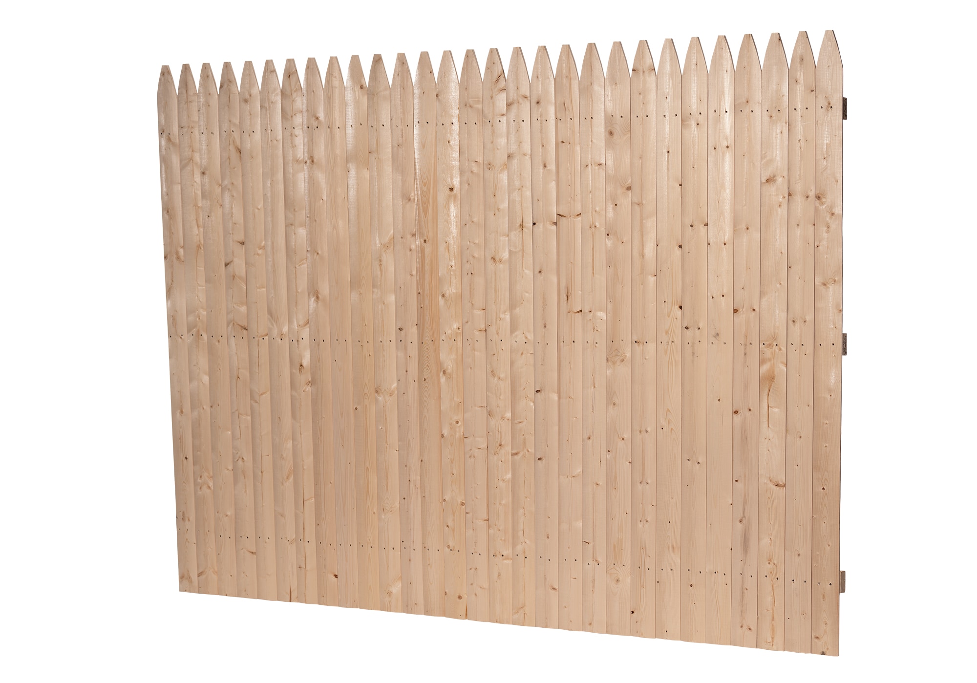 新品FENCE OF DEFENSE『REUNITED&STARTING… 6-ft x 8-ft Spruce Pine Fir Stockade Stockade Privacy Fence Panel