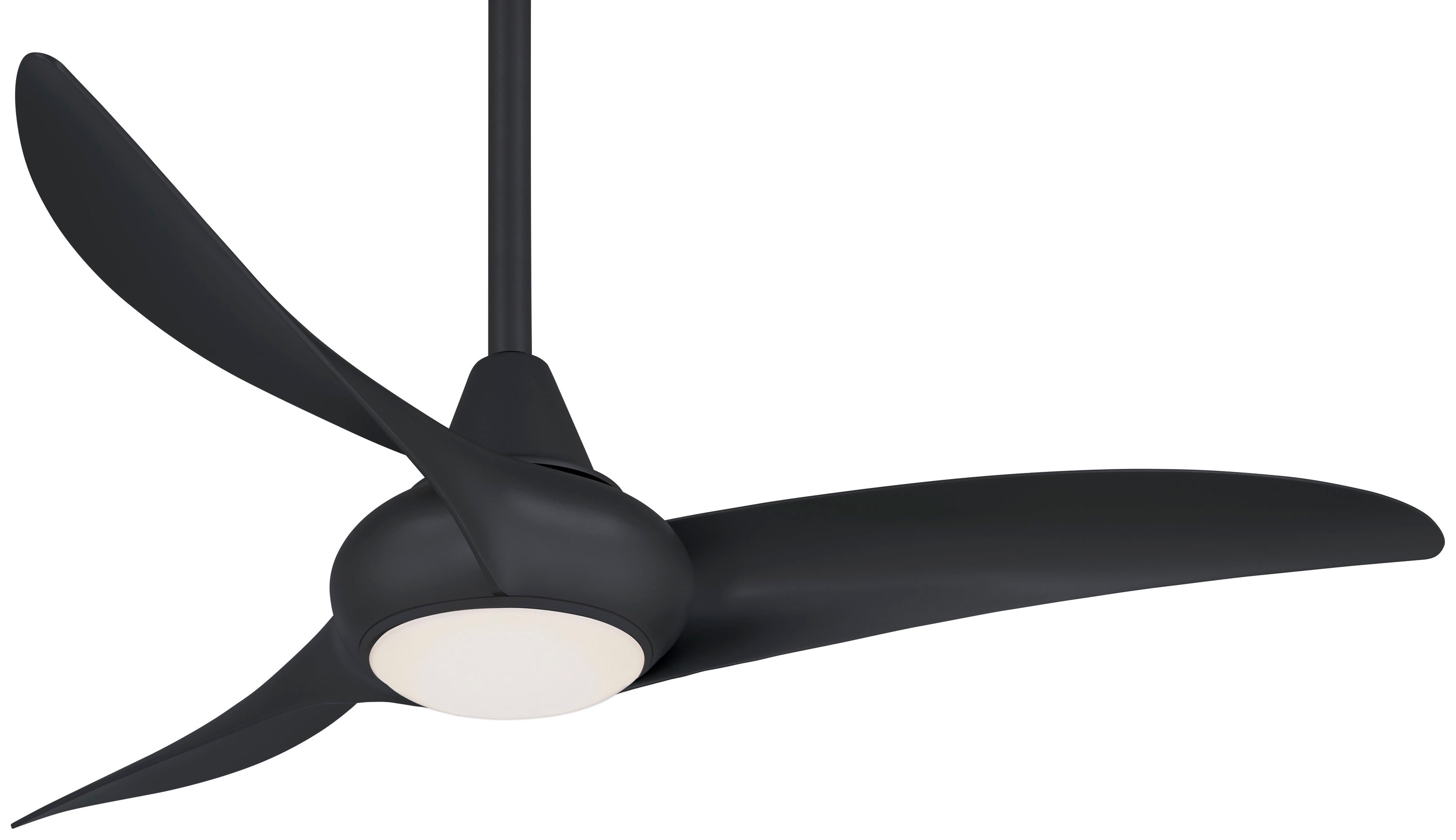 minka aire black ceiling fan with light