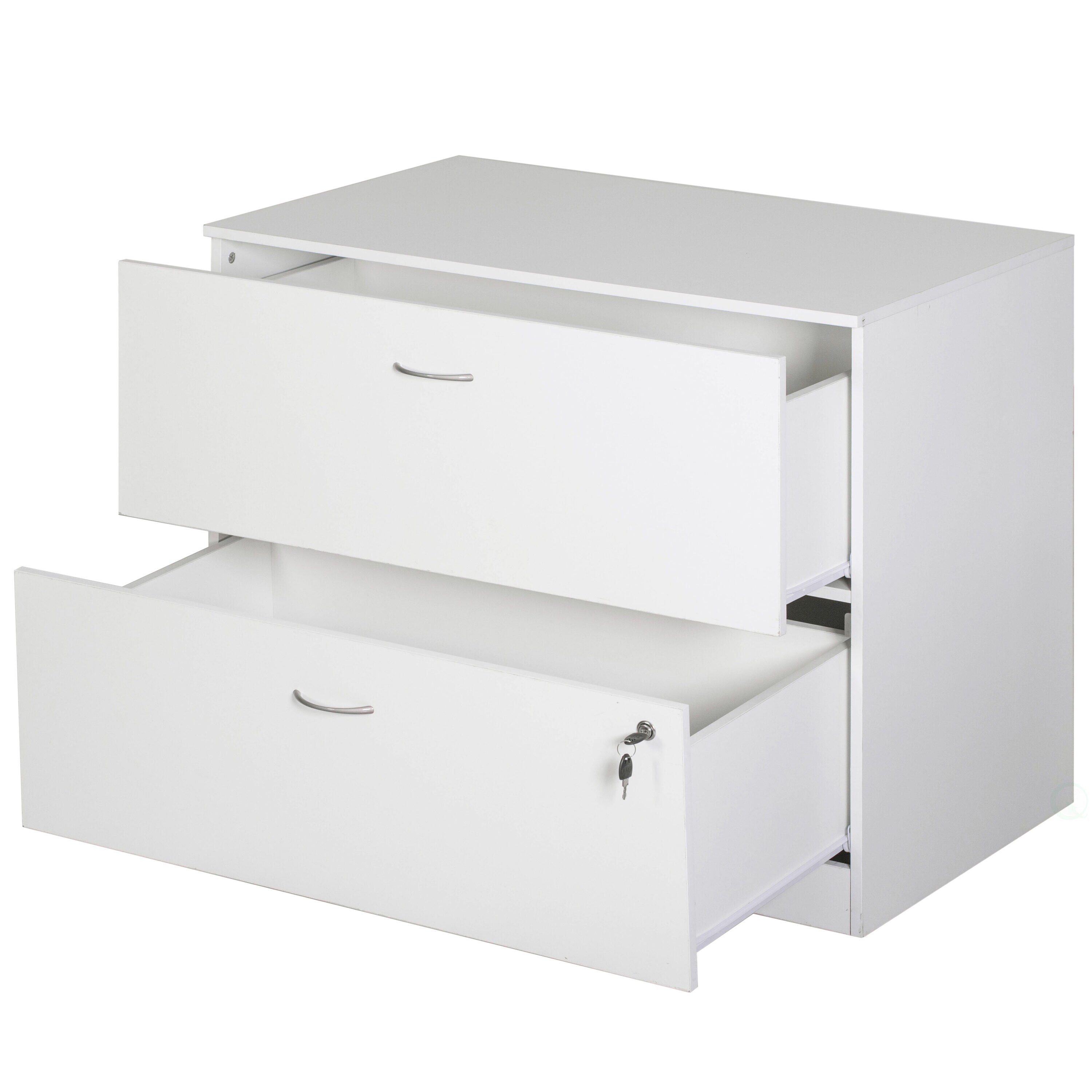 Basicwise QI004697.WT Filing-Cabinets - View #3