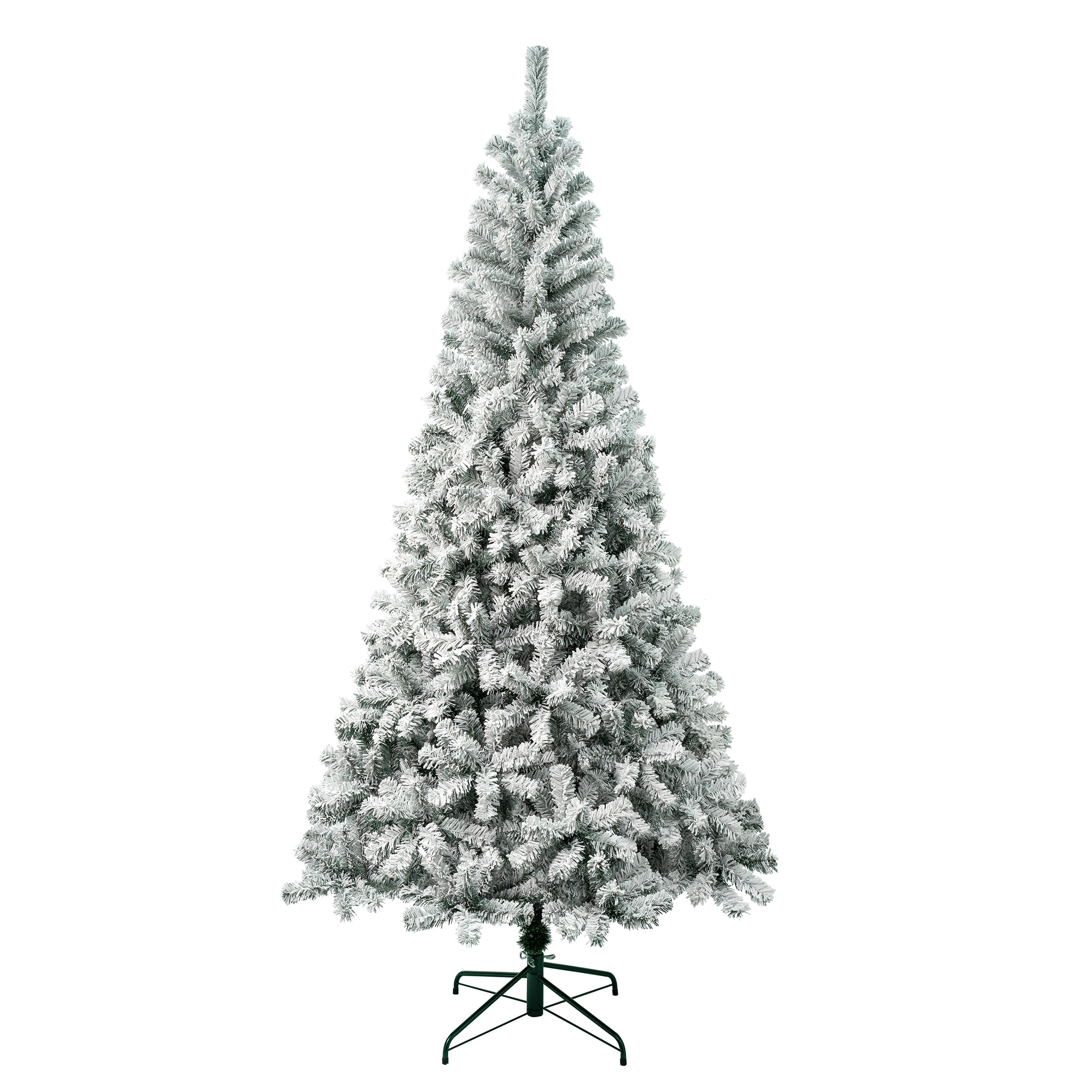 National Tree Company AC100-500-75F 7.5-ft Slim Flocked Artificial Christmas Tree