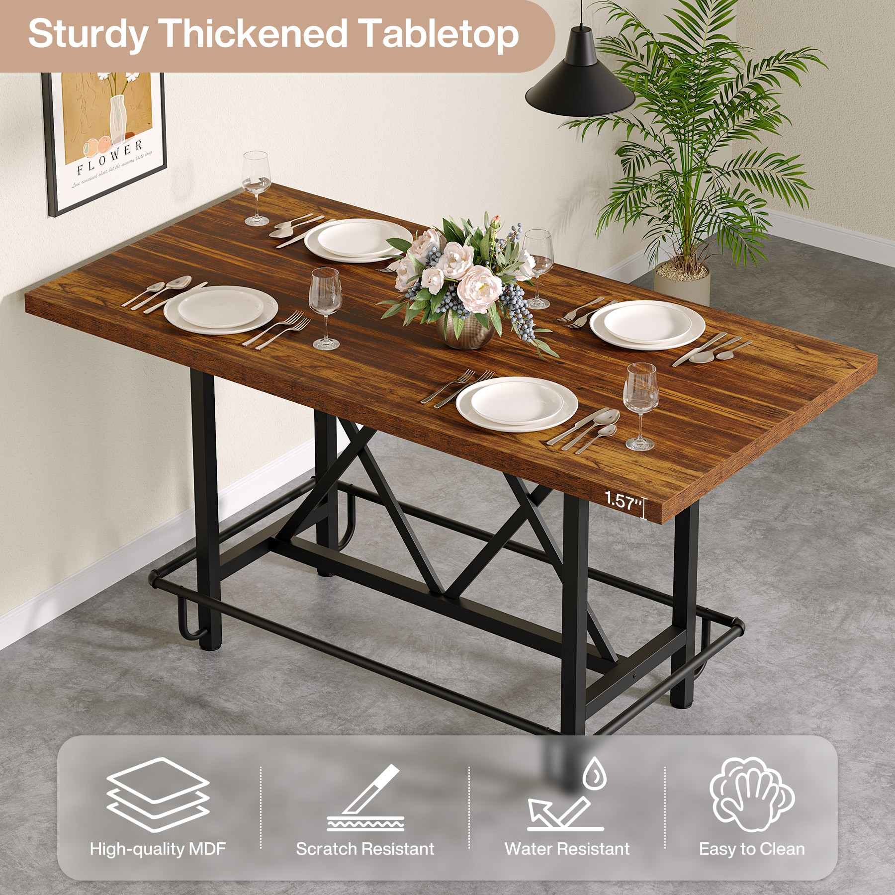 Fnova LWTJ-JW0778 Dining-Tables - View #4