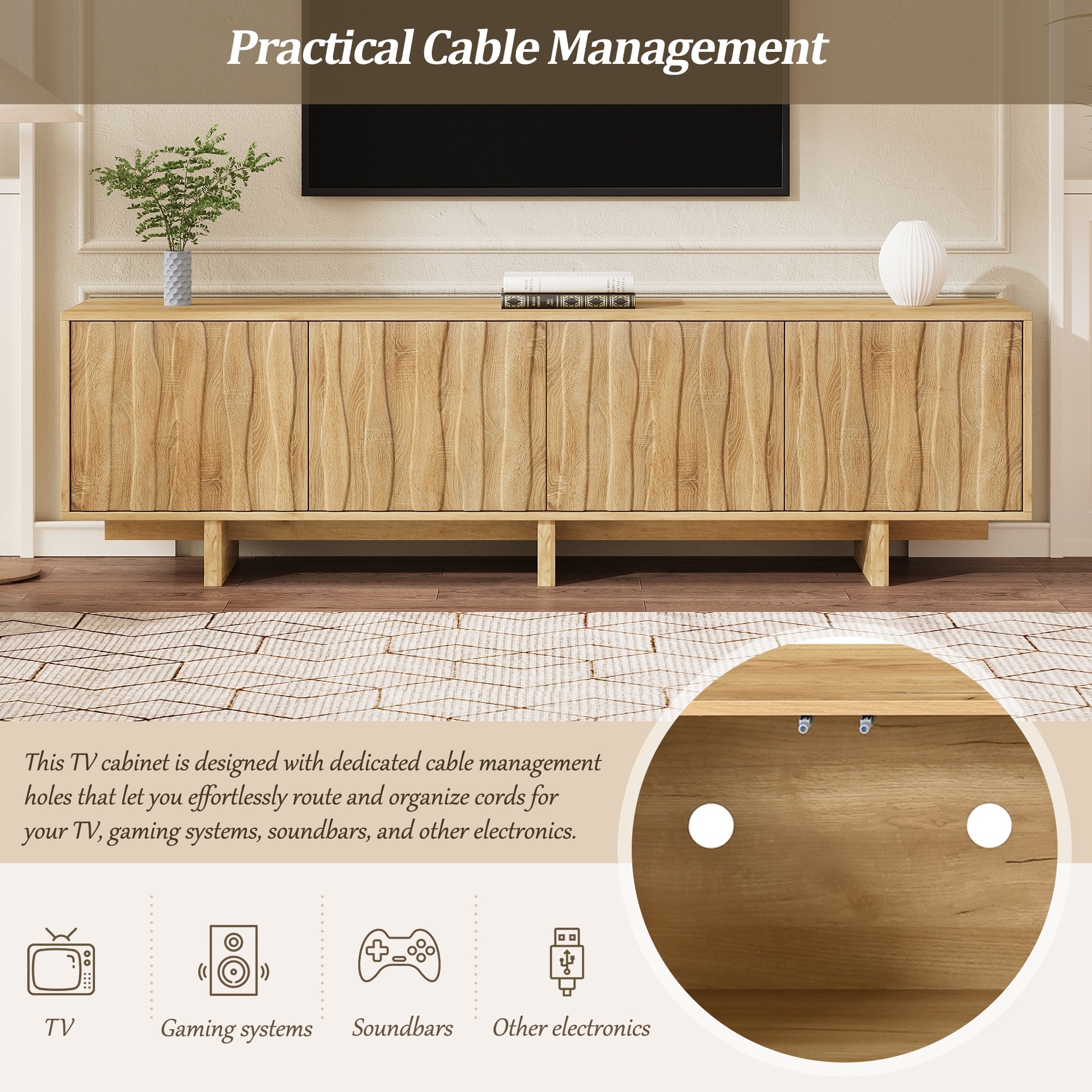 Vorene J-WNZA20YKXLVC Tv-Stands - View #4