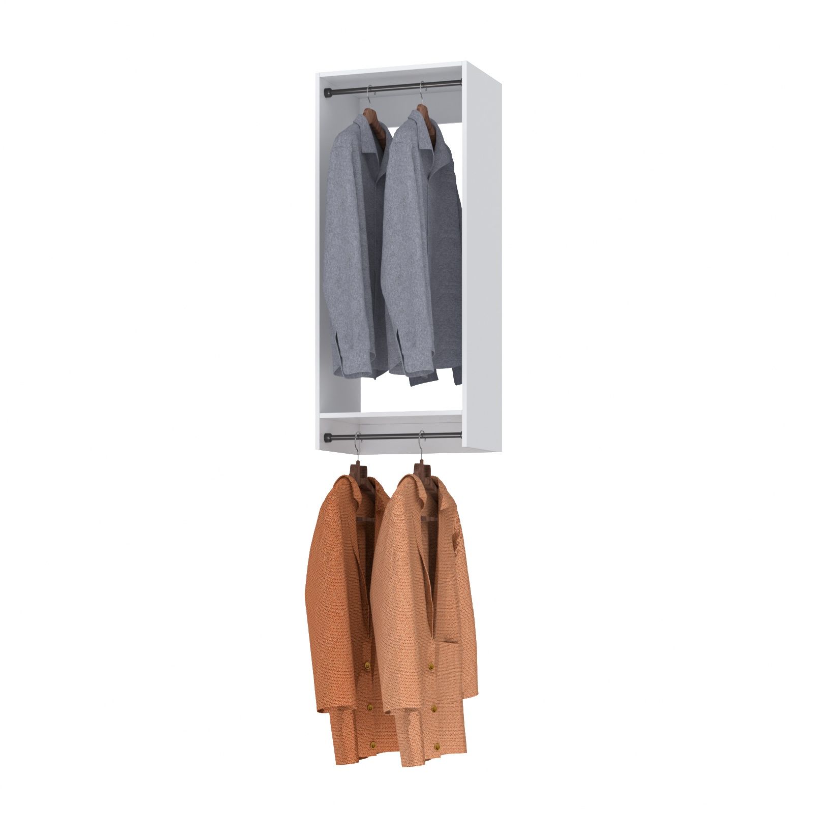 HomLux BD-CCW2H19H Wood-Closet-Shelves - View #5