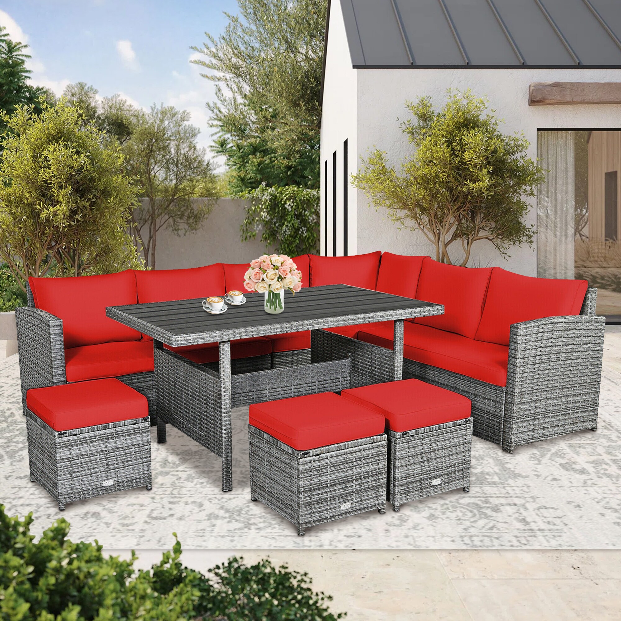 WELLFOR OUJ67190CRE+ Patio-Conversation-Sets - View #4