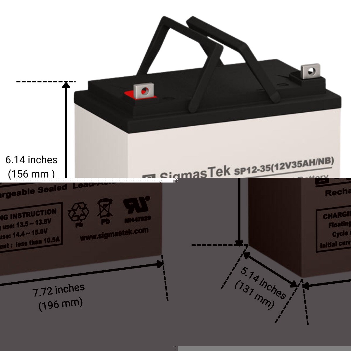 SigmasTek 652029274292 Device-Replacement-Batteries - View #2