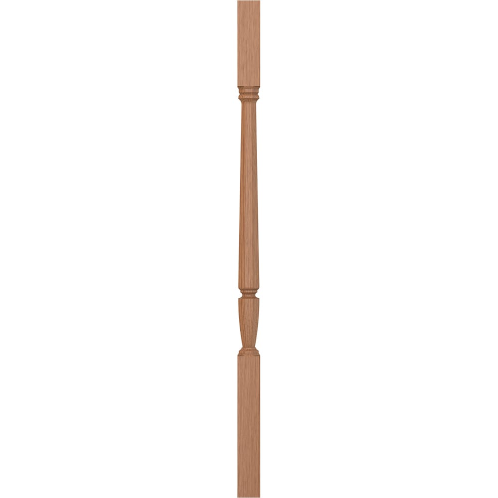 L.J. Smith Stair Systems LJP-20058-WO 38 38-in x 1.75-in Unfinished White Oak Square Top Stair Baluster