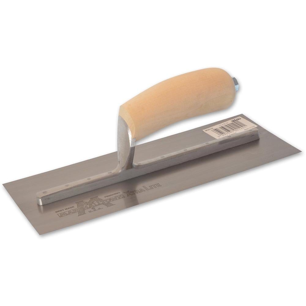 QLT by Marshalltown Marshalltown Premier EIFS Finishing Trowel 11-1/2 x 4-1/2 in Curved Wood Handle