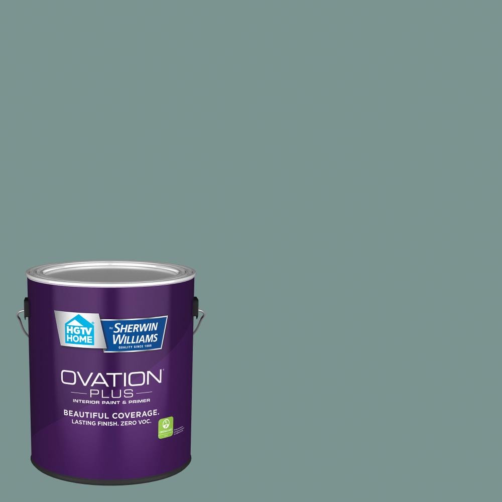 HGTV HOME by Sherwin-Williams 5002-4A-2557220 Ovation Plus Semi-gloss Secluded Garden 5002-4A Latex Interior Paint Paint + Primer ( 1-gallon )