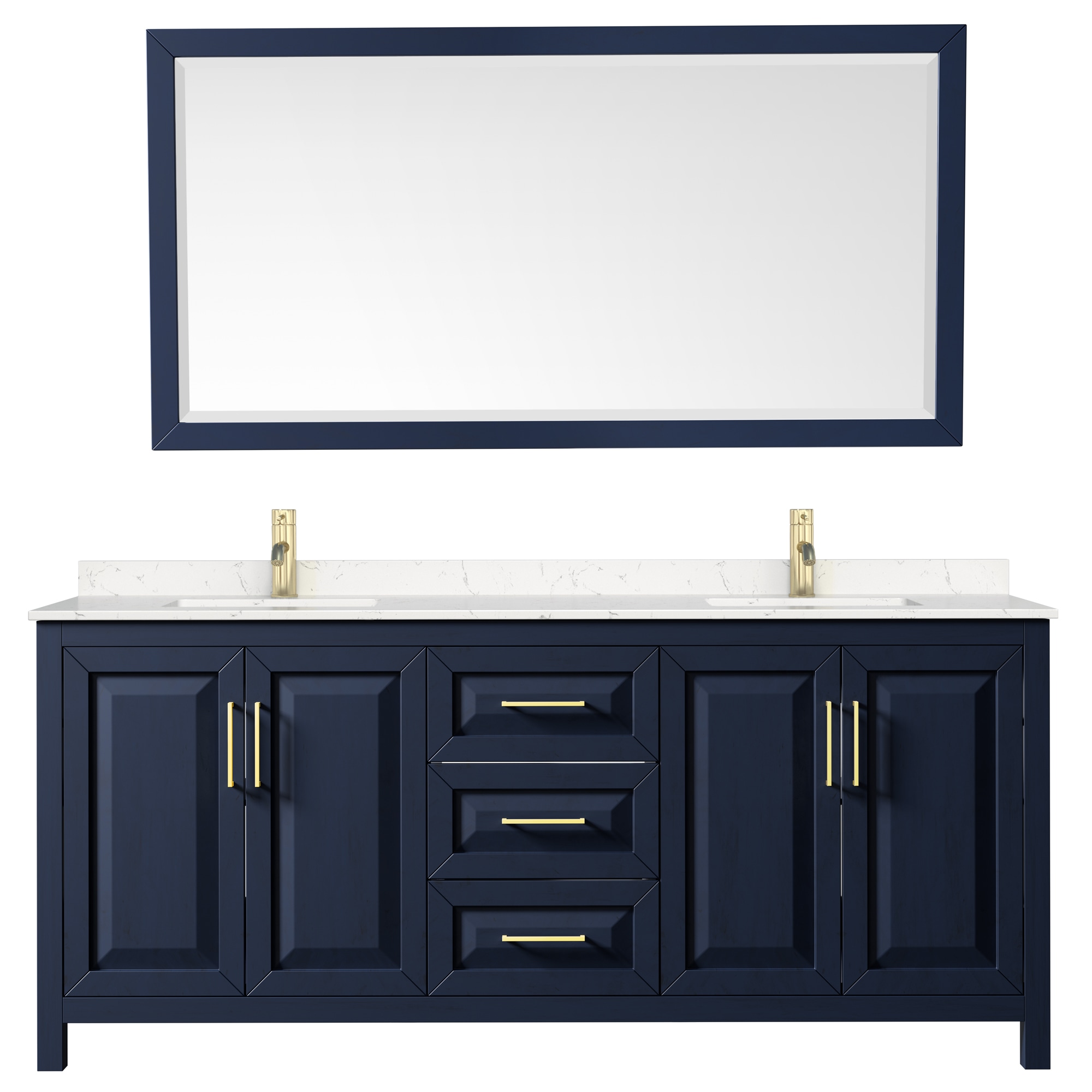 Wyndham Collection WCV252580DBLC2UNSM70 Bath-Vanity-Combo - View #3