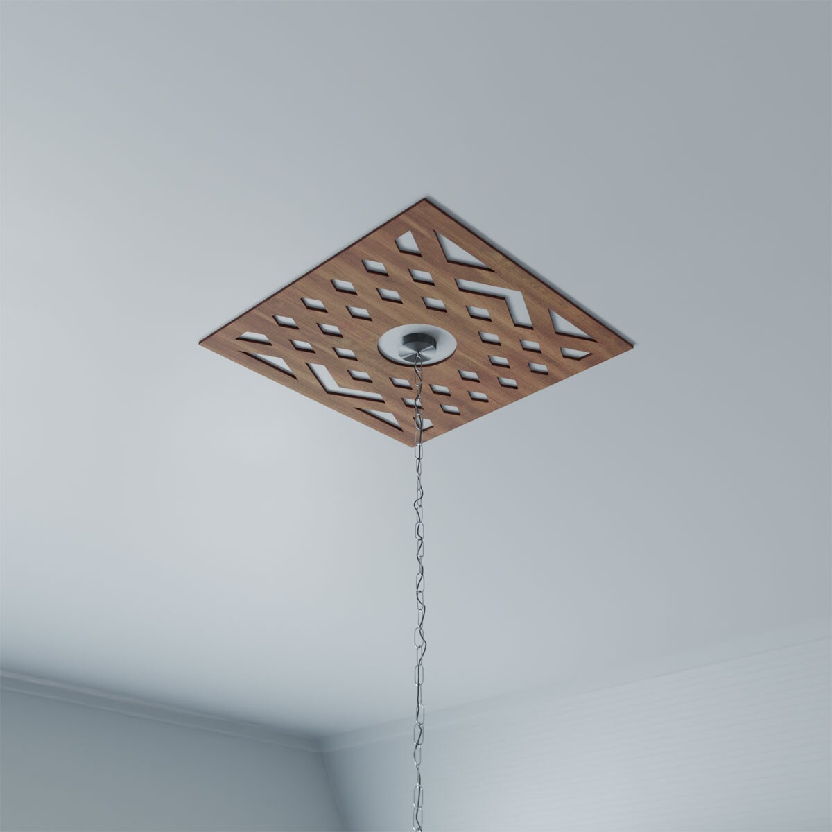 Ekena Millwork CMWP26X26X0250CHWA Ceiling-Medallions - View #9