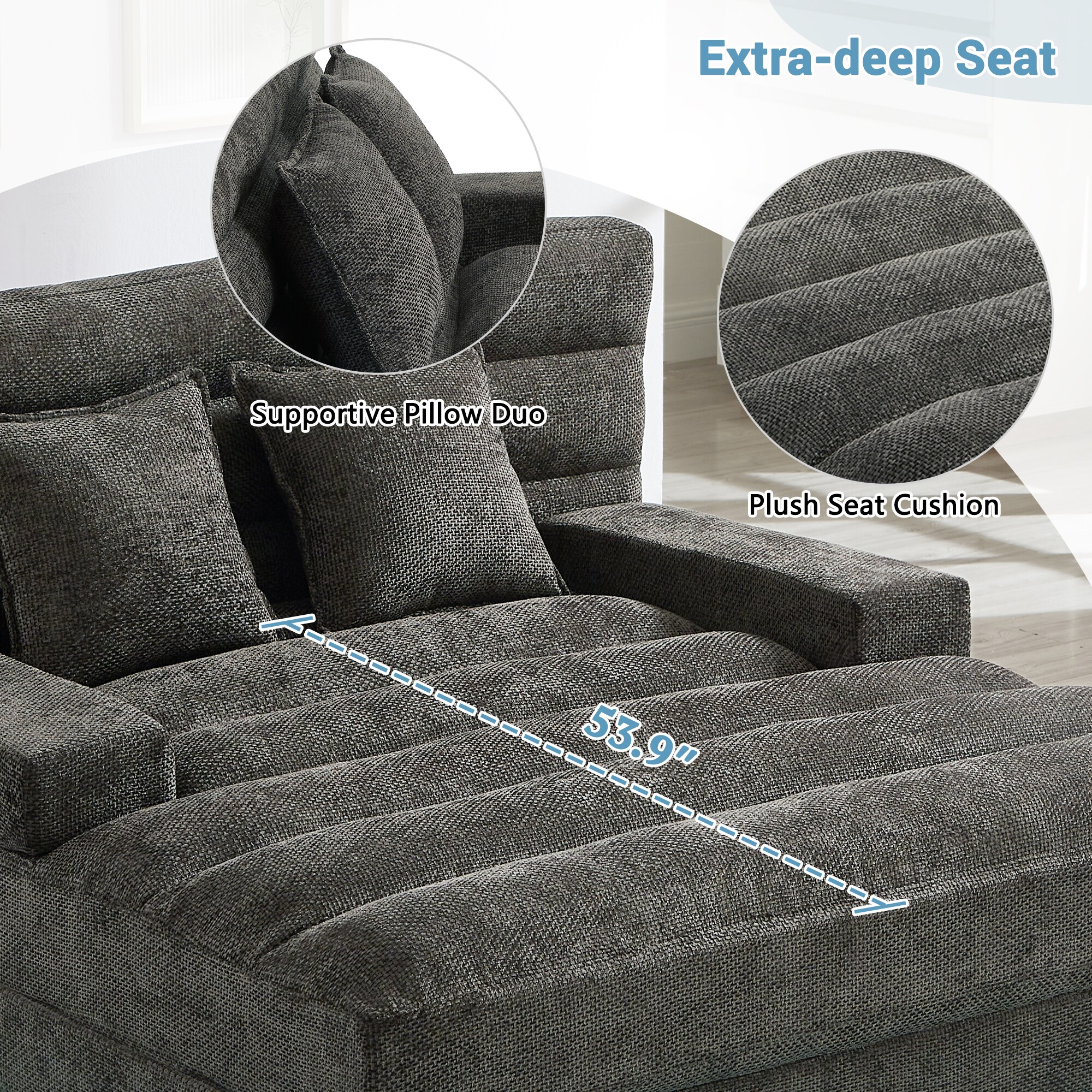 Homy Casa N719P330968E Sofas-Loveseats - View #7