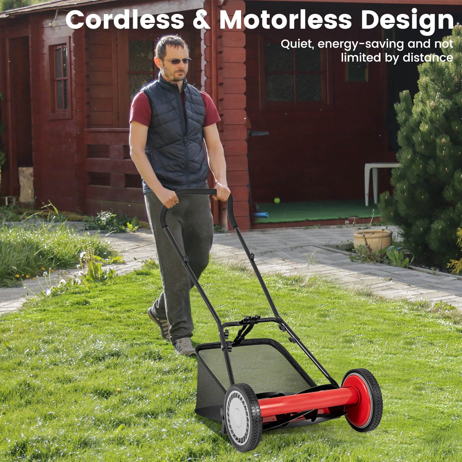 Slickblue D-CO-ER4134TG Push-Mower-Reel - View #3