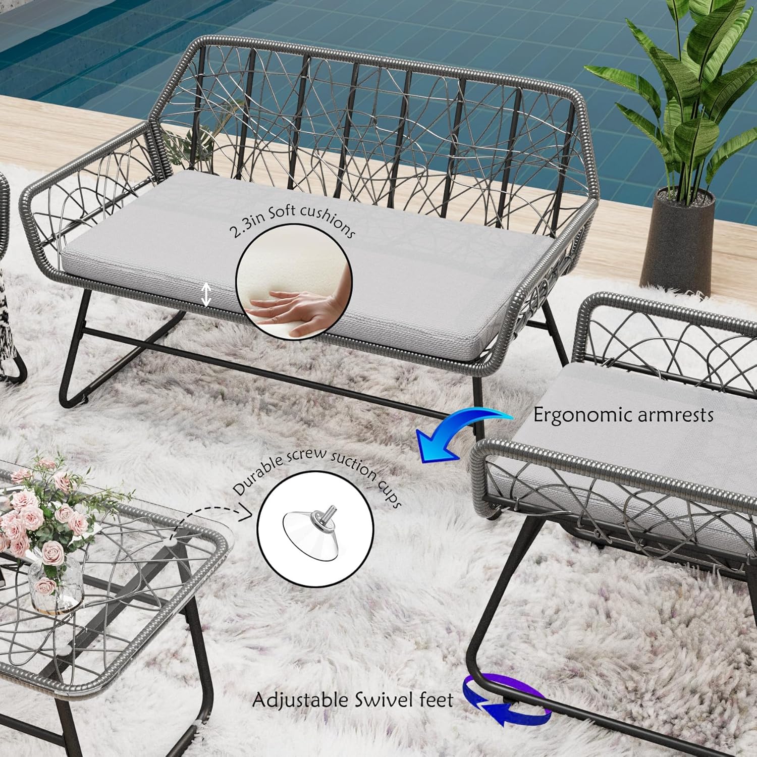 CESICIA SZ-LS-F87 Patio-Chairs - View #5