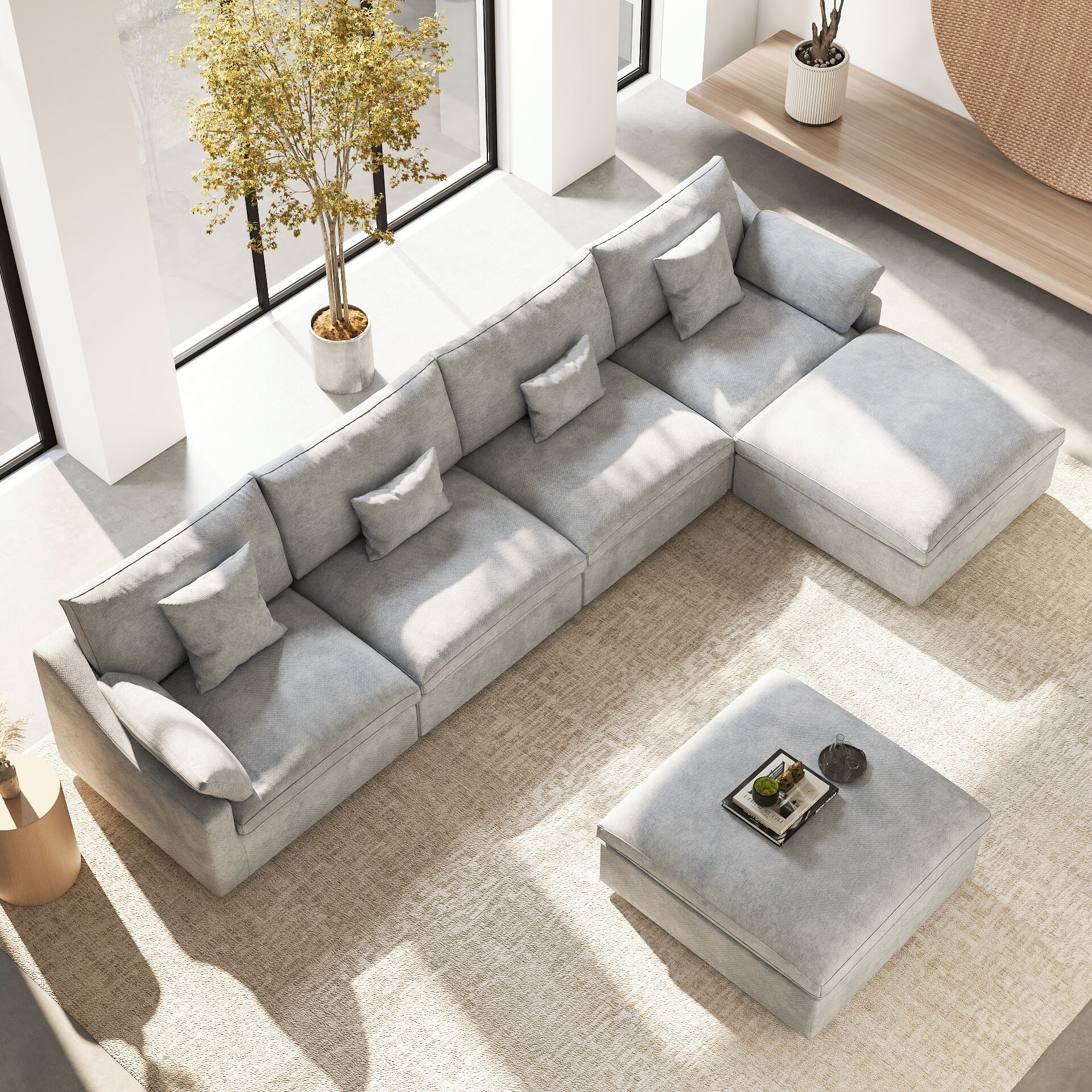 BuotiqHom DH-S4+2-140LG Sofas-Loveseats - View #2