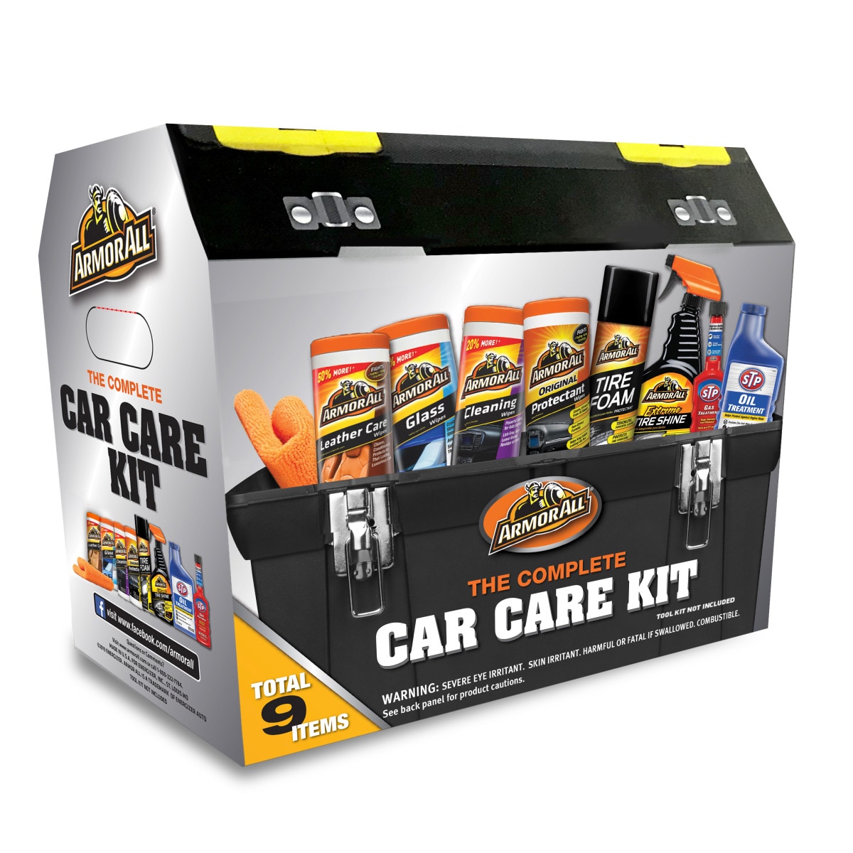 Armor All Complete Car Care Kit (9 Items) - Car Wash, Detailing
