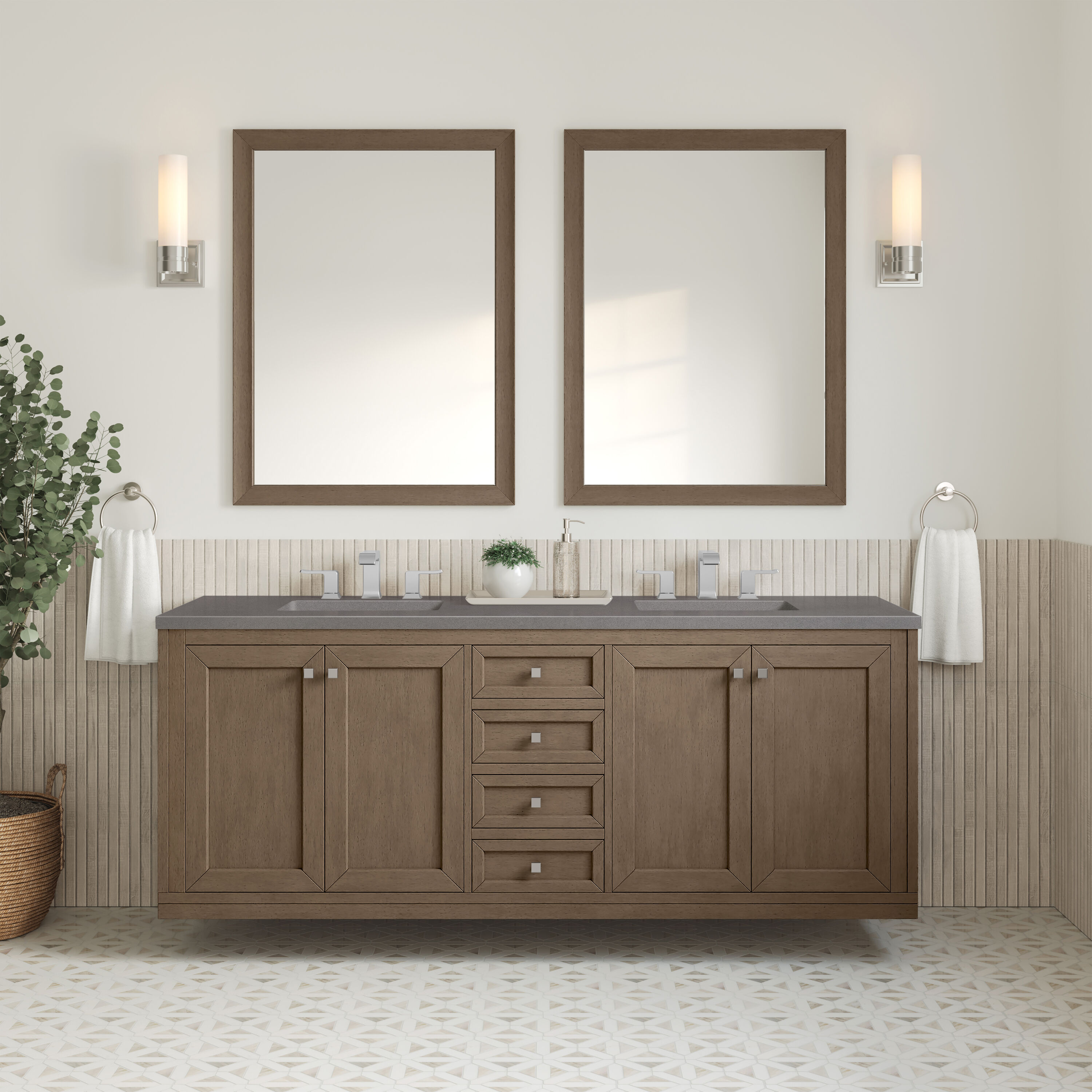 James Martin Vanities 305-V72-WWW-3GEX Bath-Vanity-Combo - View #6