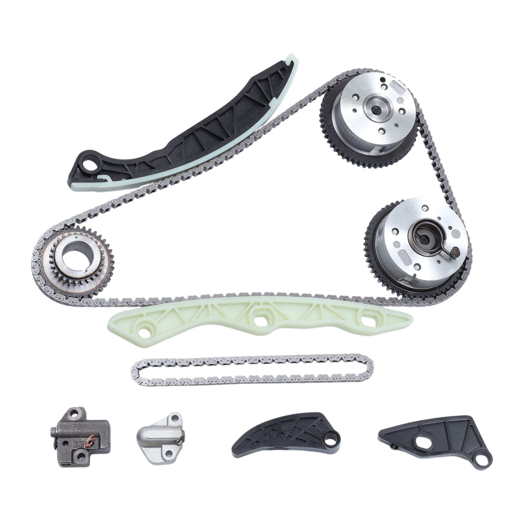 Unique Bargains Engine Timing Chain Kit No.5047021AA/4884713AC/MN183892 for Chrysler 200 2011-2013 for Jeep Compass Patriot 2007-2013 for Dodge Journey Caliber for Chrysler 200