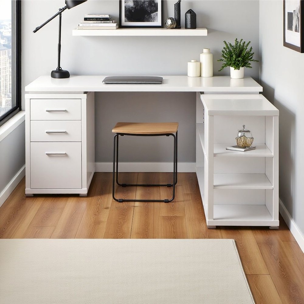 FurniFact BO1733646WHT desks - View #2