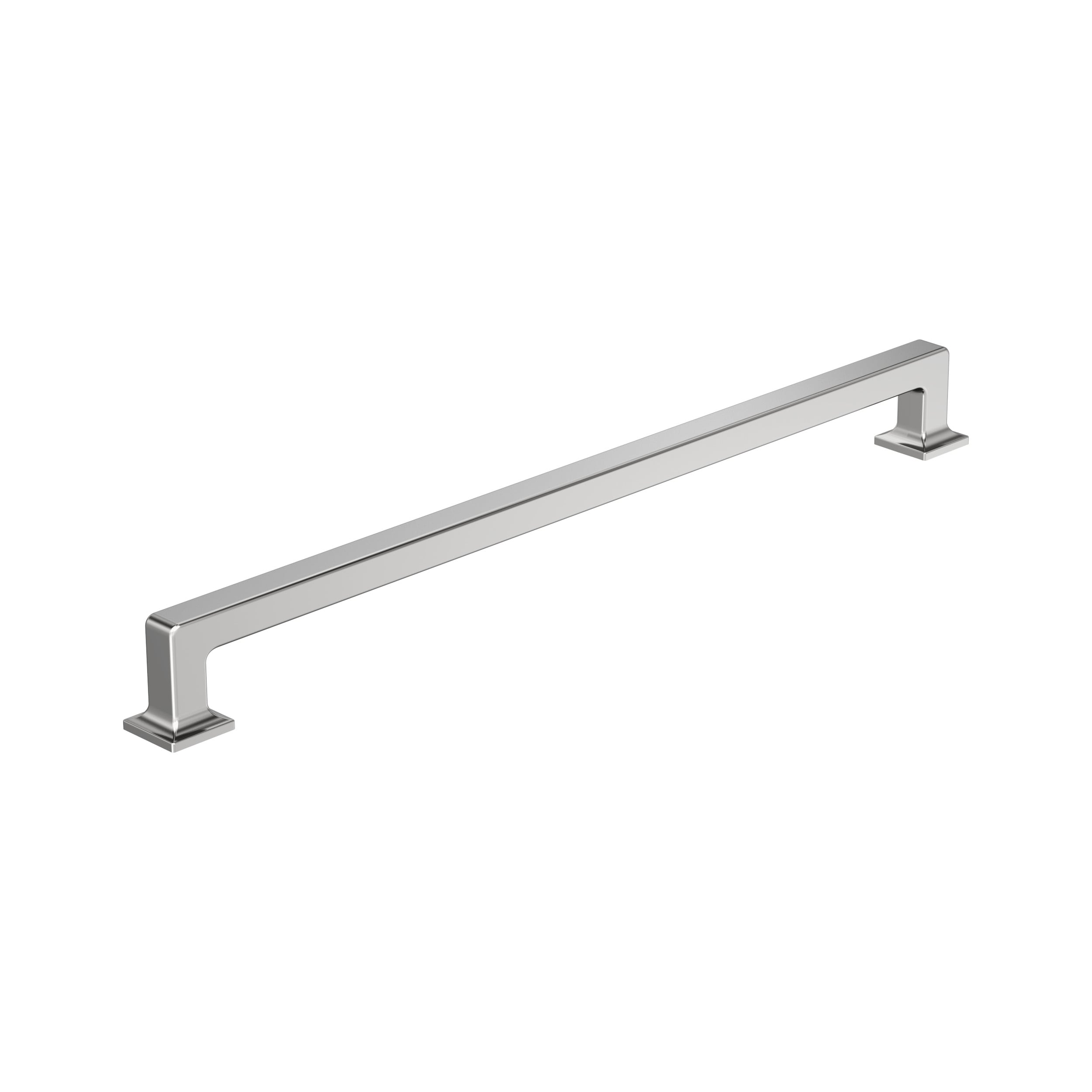 Amerock BP3745026 Lintel 18-in , 457mm Center to Center Polished Chrome Rectangular Handle For Use on Appliances Drawer Pulls