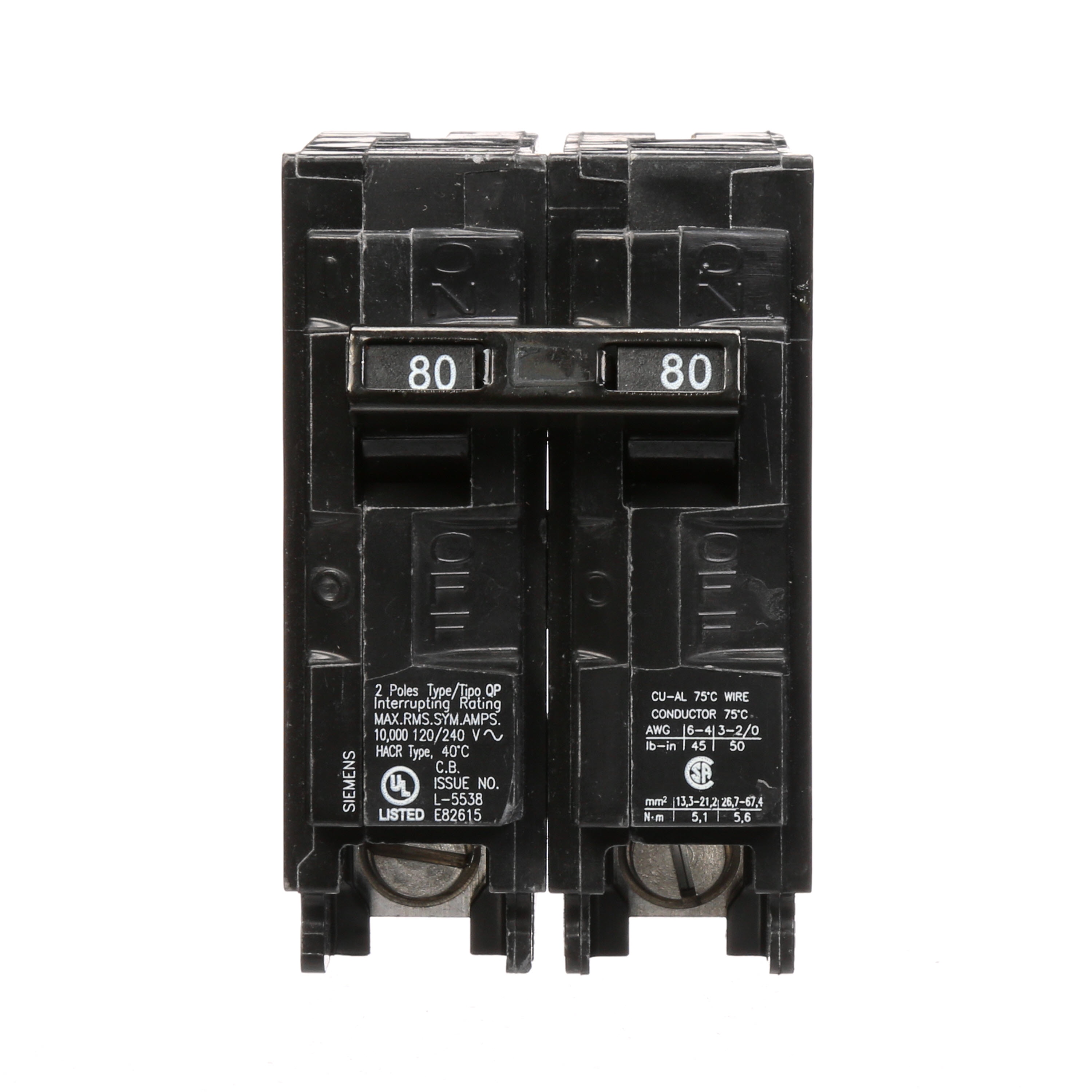 Siemens Q280 Circuit-Breakers - View #2