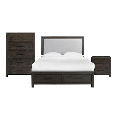 Holland Bedroom Furniture At Com, Holland 1 Drawer Full Queen Size Platform Bed In Pure Black