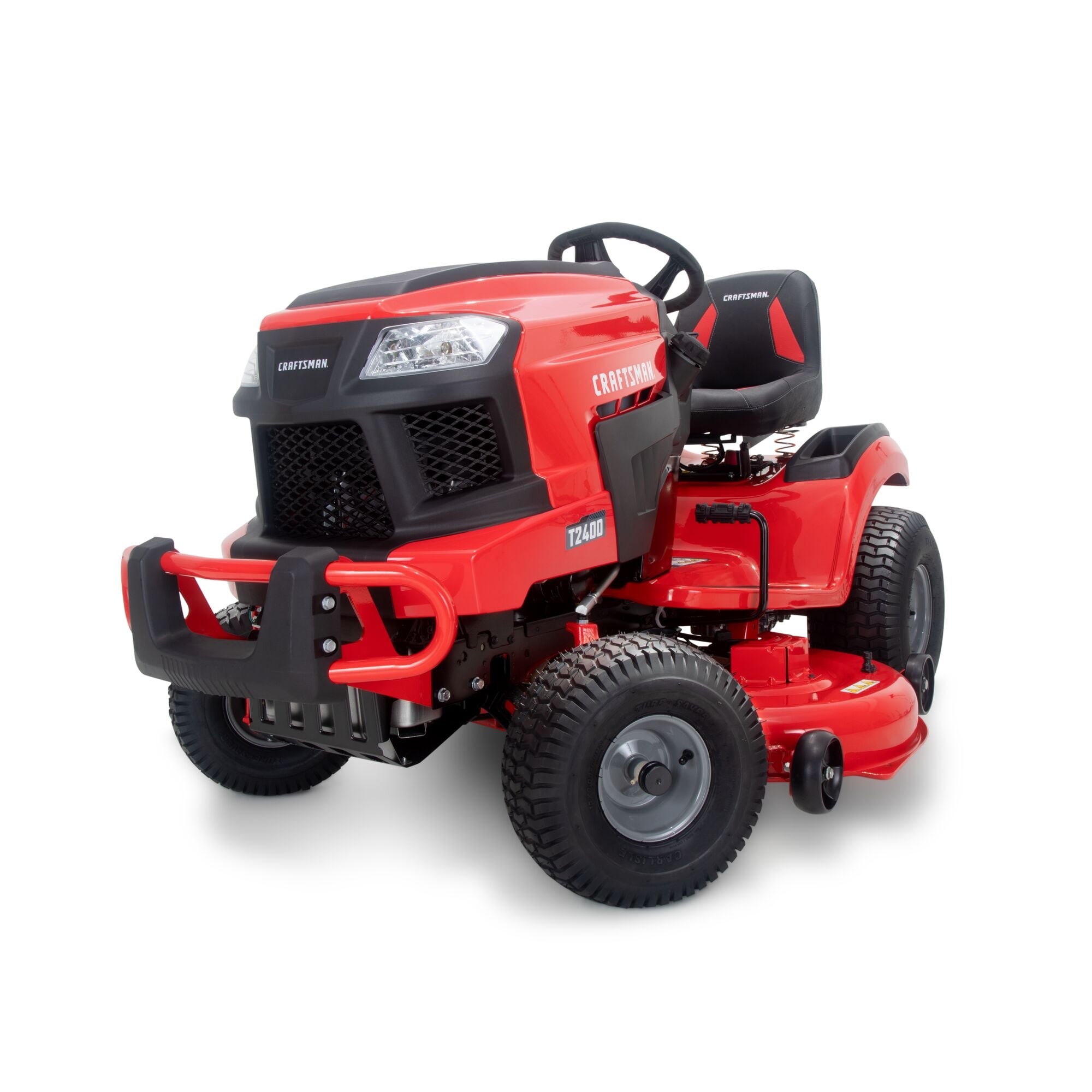 CRAFTSMAN T2400 Turn Tight 46 in 23 HP V twin Gas Riding Lawn Mower in the Gas Riding Lawn Mowers department at Lowes