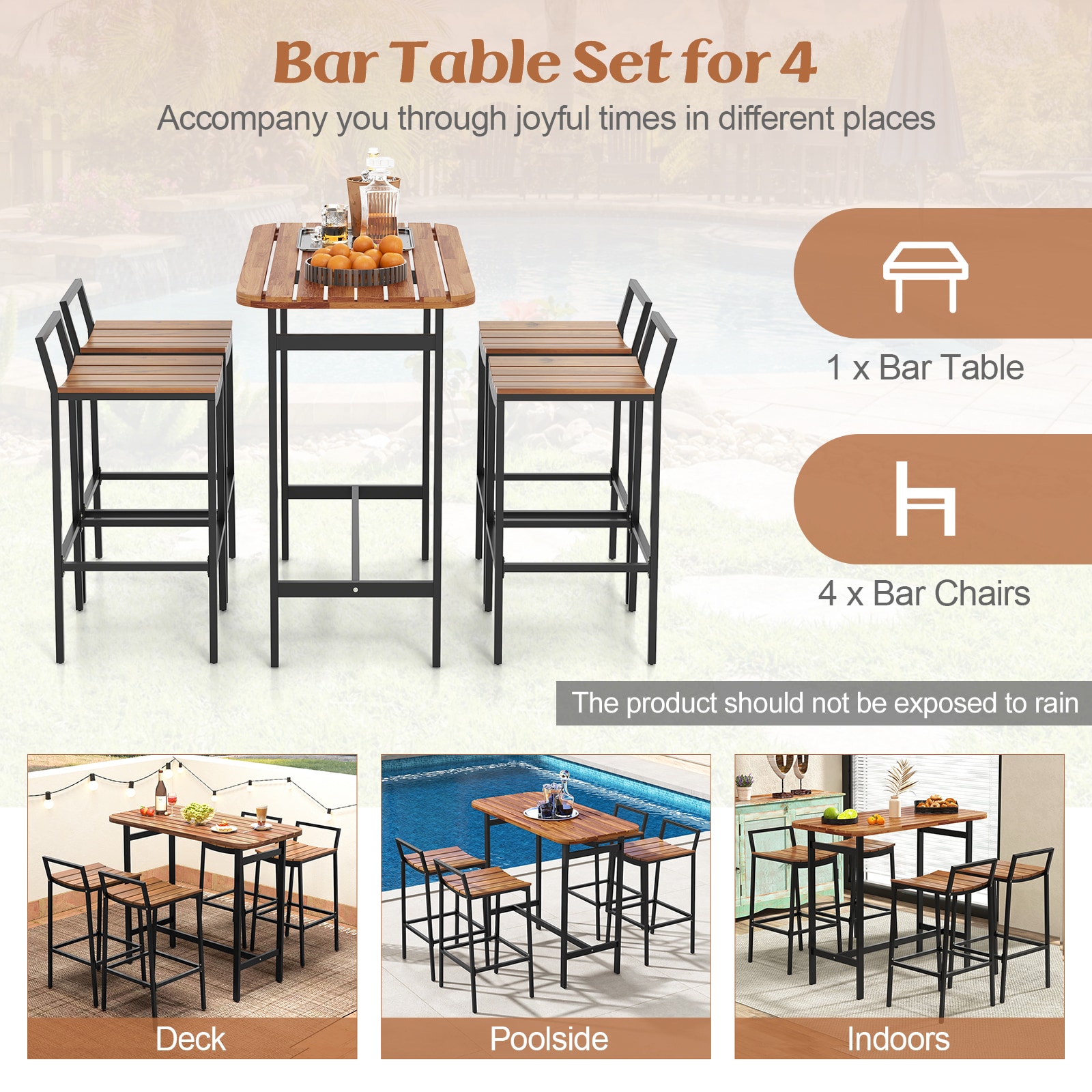 YERIVA HSM72114X Patio-Dining-Sets - View #5