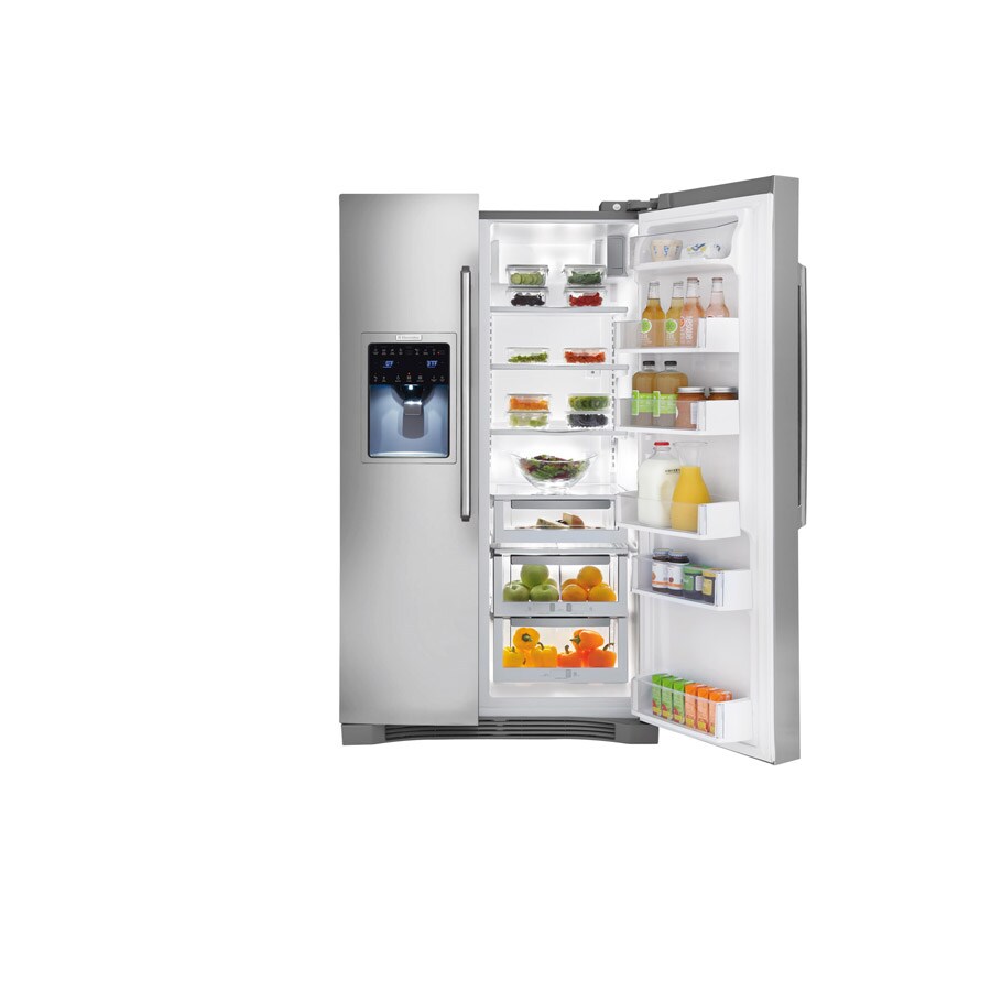 Electrolux 26-cu ft Side-by-Side Refrigerator with Ice Maker 