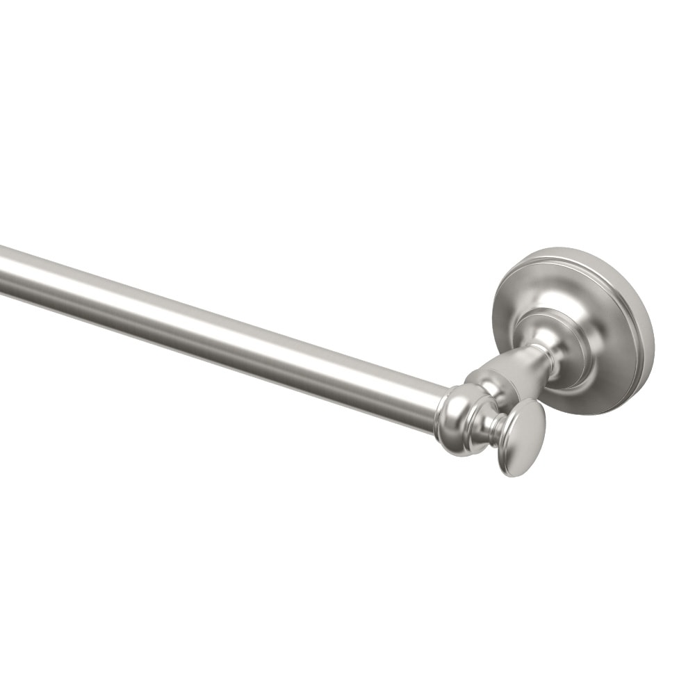 Gatco 4020 Tavern 24-in Satin nickel Wall mount Single Towel Bar