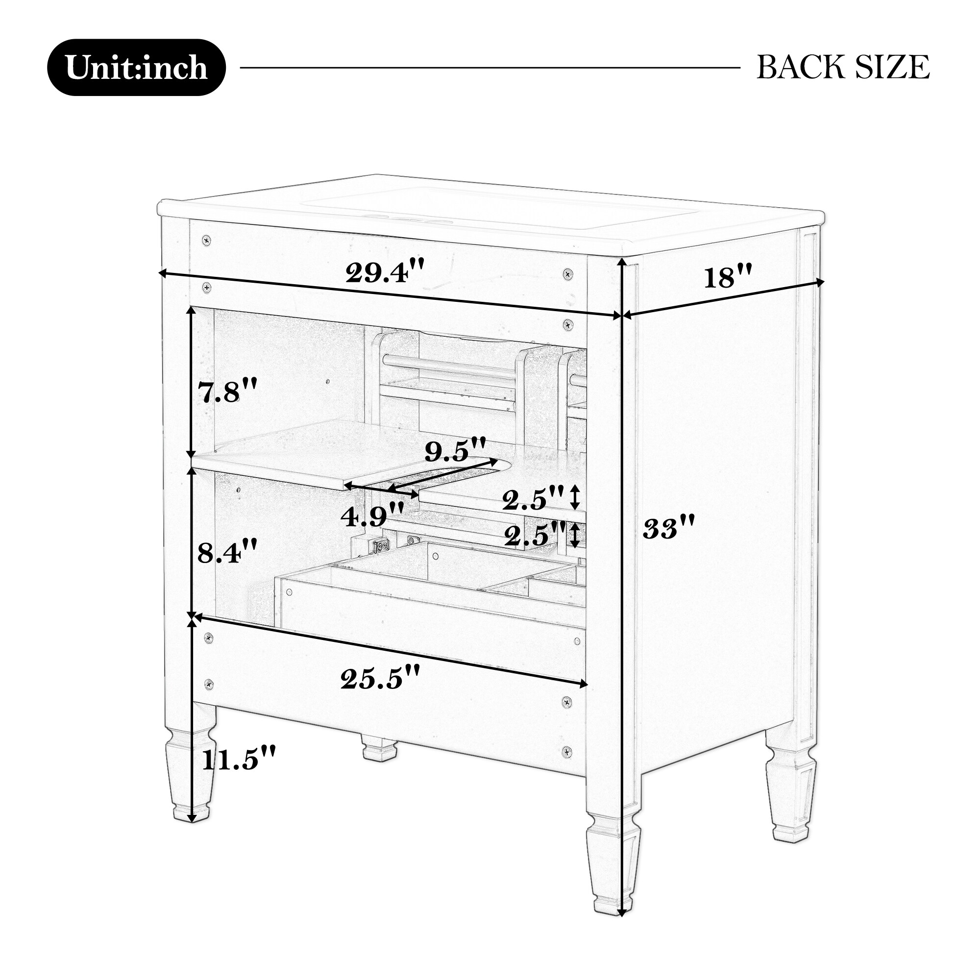 Christopher Knight Home 322791 Bedroom-Vanities - View #9