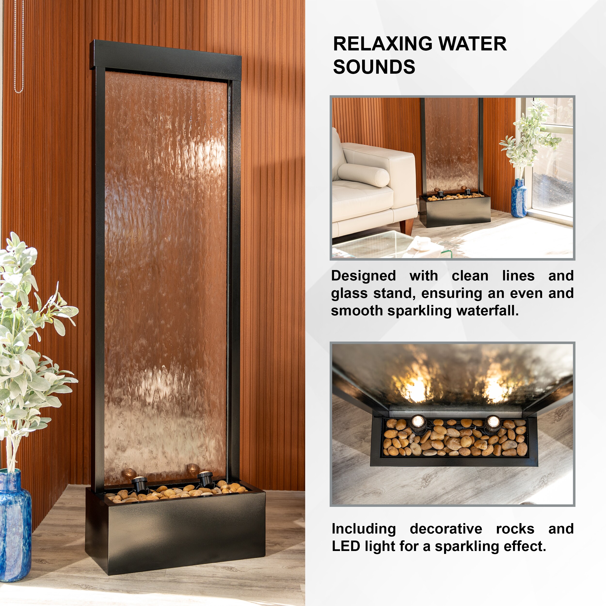 XBrand LWSE1499BK3 Indoor-Fountains - View #12