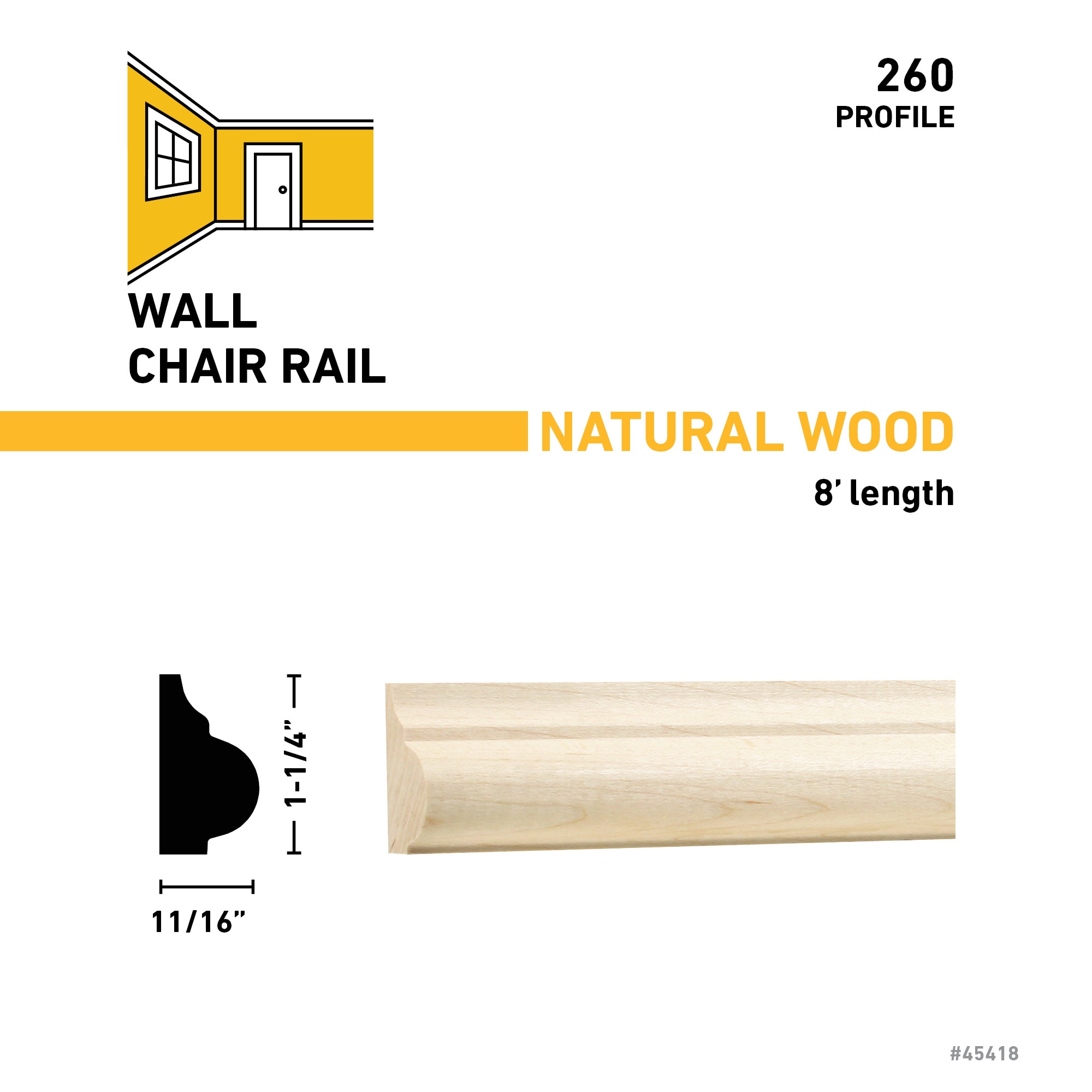 RELIABILT 260 8 MAPLE Appearance-Boards - View #3