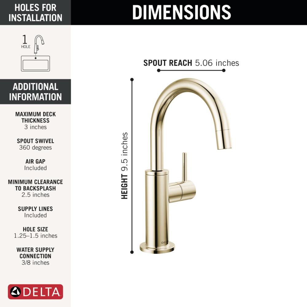 Delta 1930-PN-DST Kitchen-Faucets - View #4