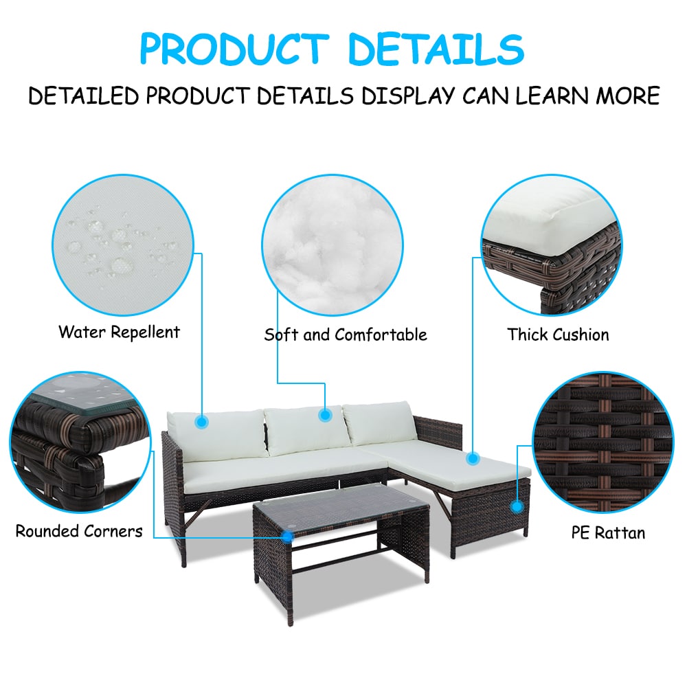 Winado 391537823485 Patio-Conversation-Sets - View #8