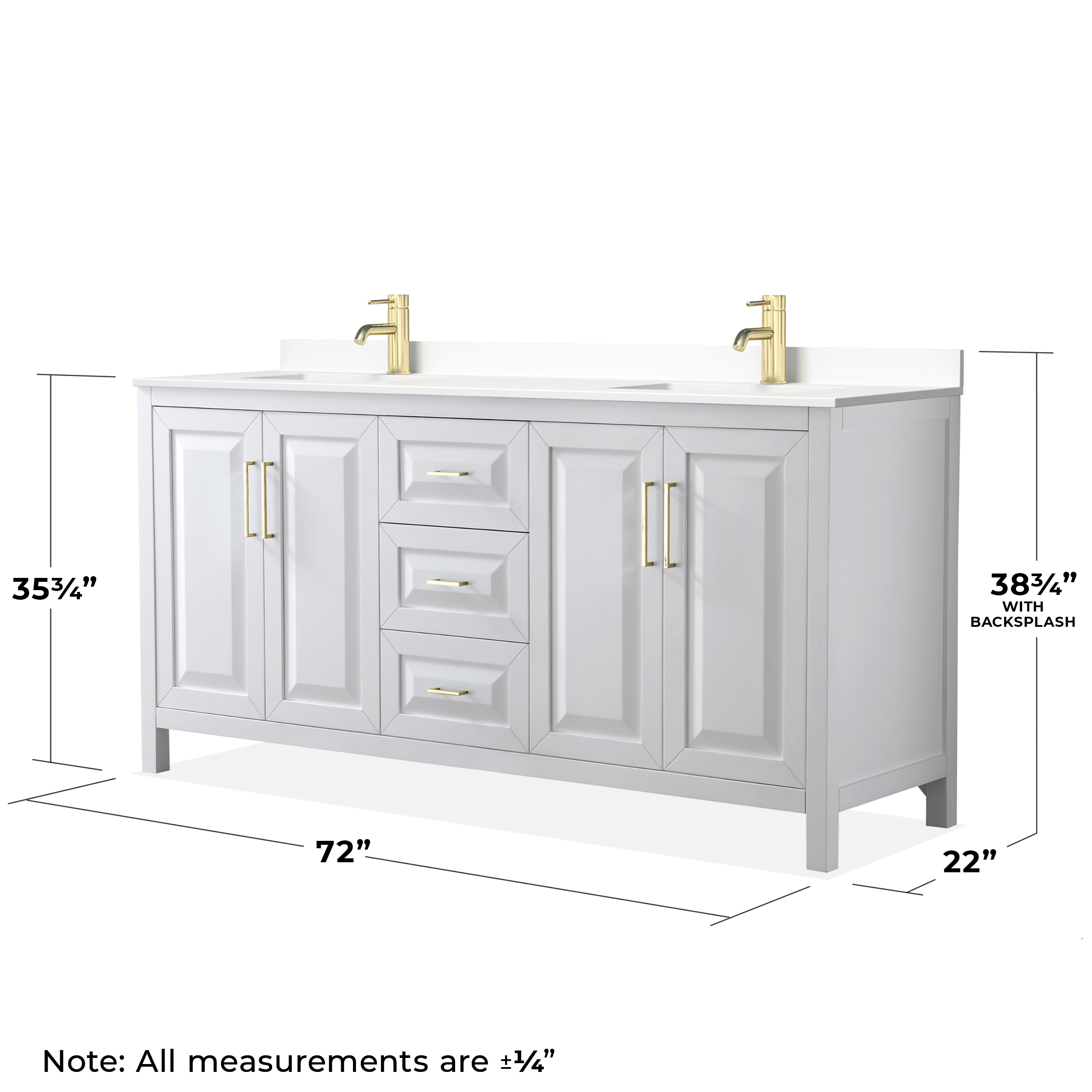 Wyndham Collection WCV252572DWGWCUNSM70 Bath-Vanity-Combo - View #6