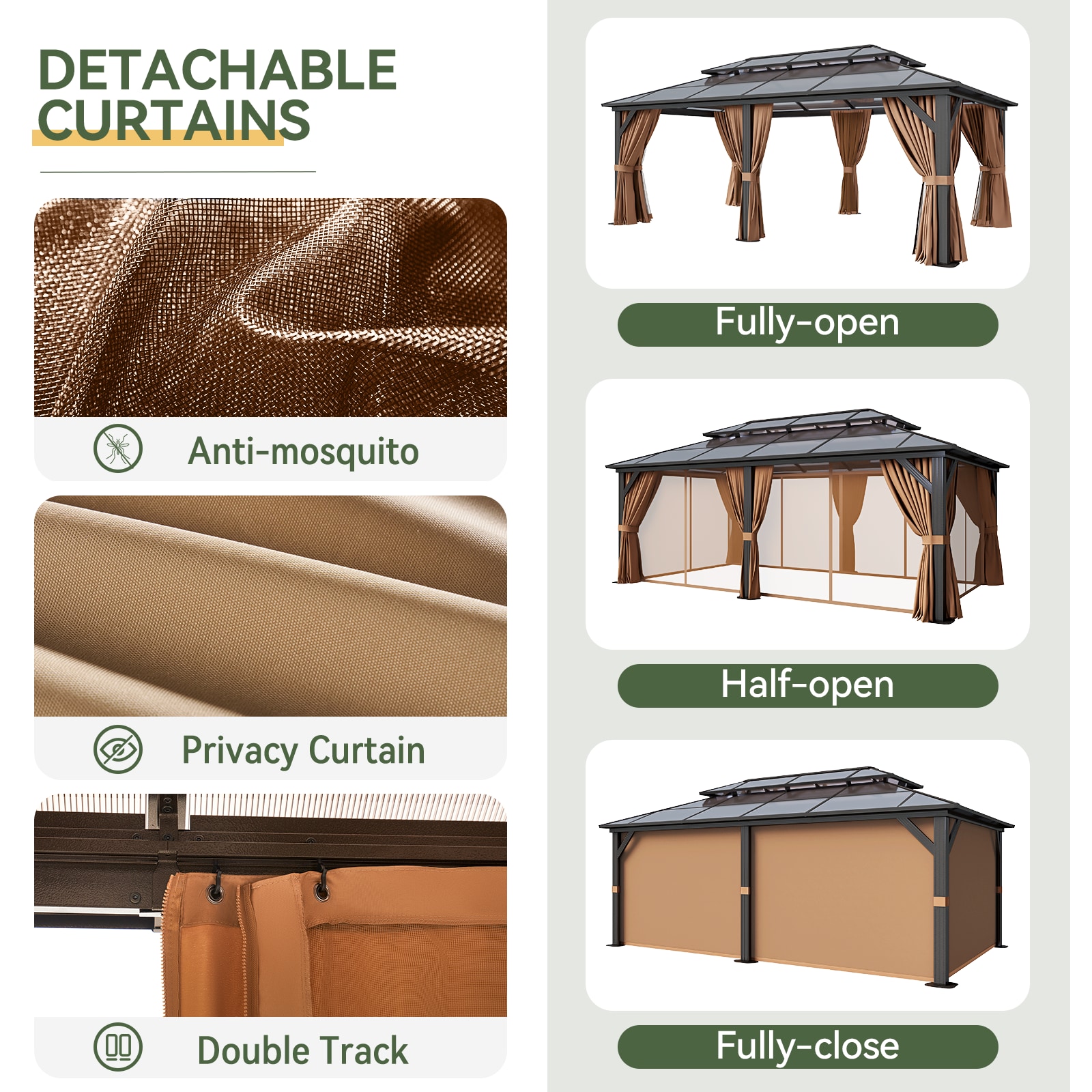 AOXUN G30011BR-A Wood-Resin-Gazebos - View #4
