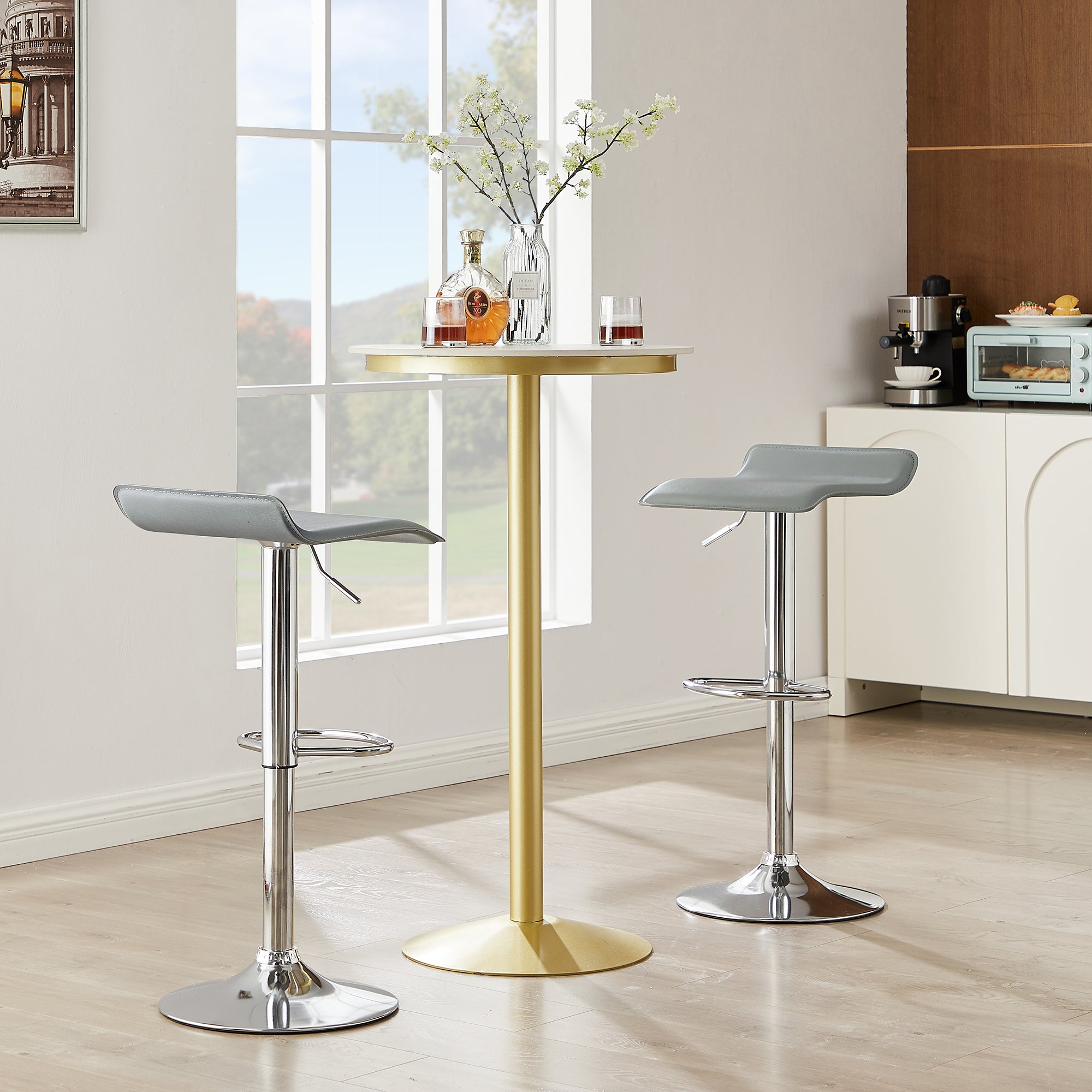 Vecelo LOE-C11-GRY stools - View #2