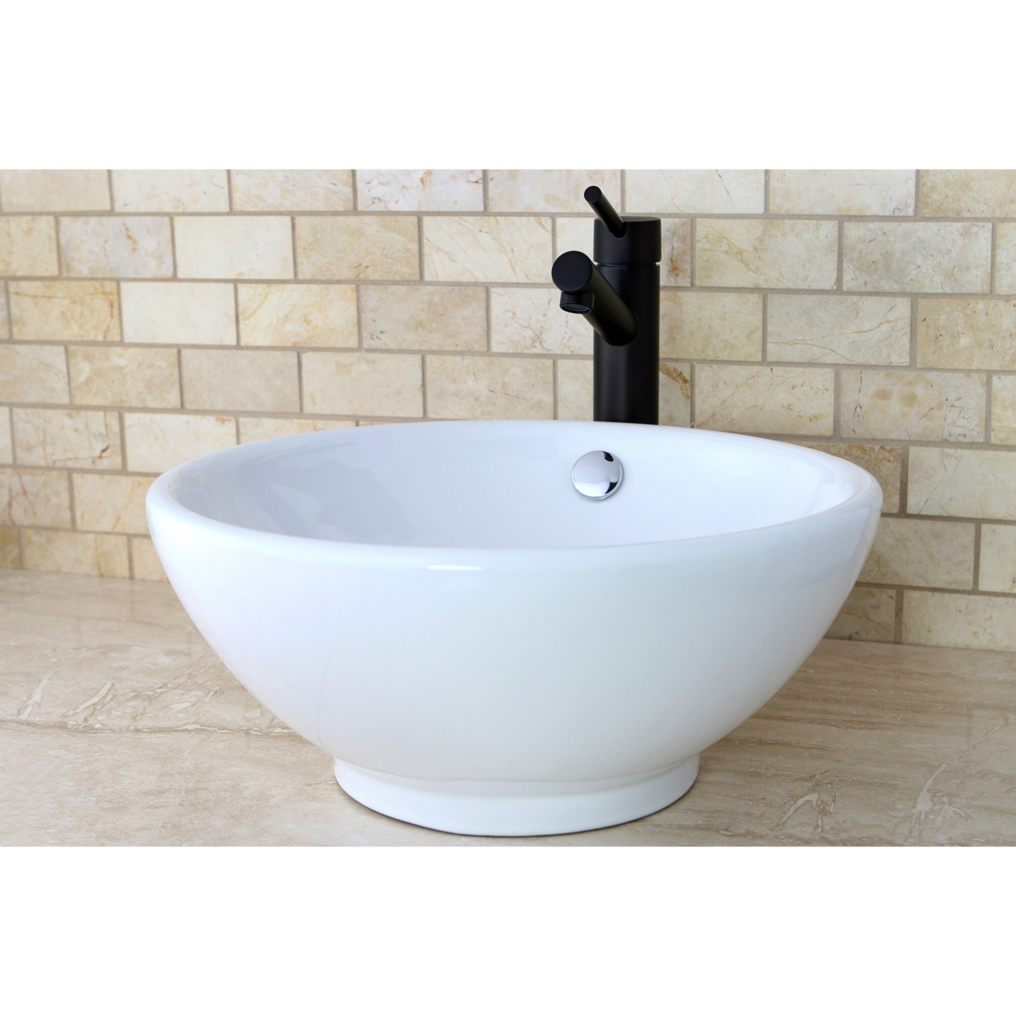 Elements of Design ES8415DL Concord Oil-Rubbed Bronze Vessel 1-Handle Bathroom Sink Faucet