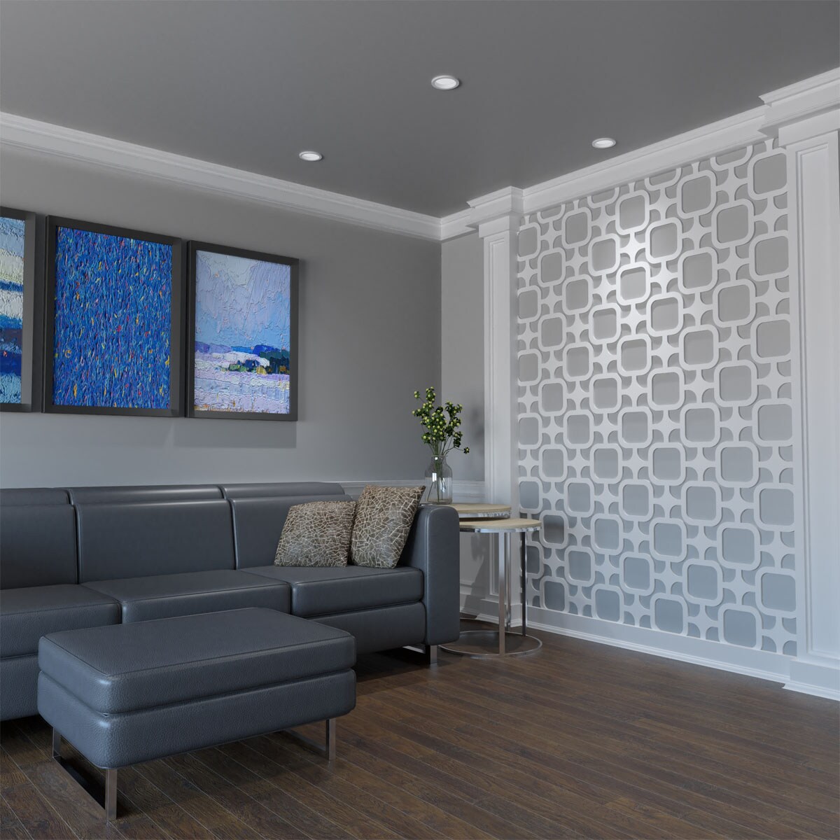 Ekena Millwork WALP08X08LAN Wall-Panels - View #3
