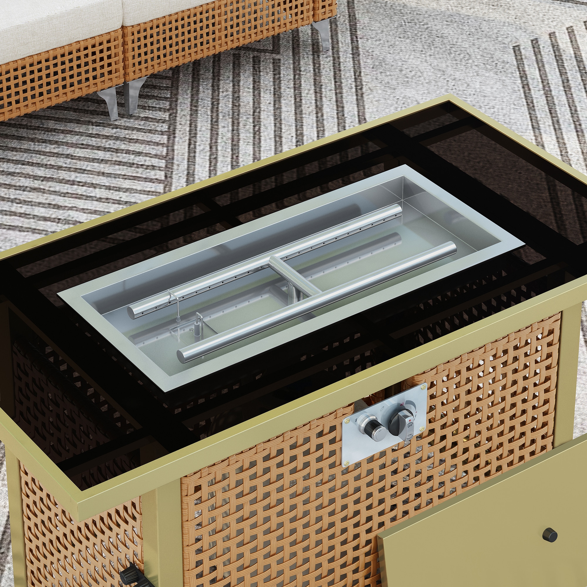 Damerin HL18Q Outdoor-Gas-Fireplaces - View #16