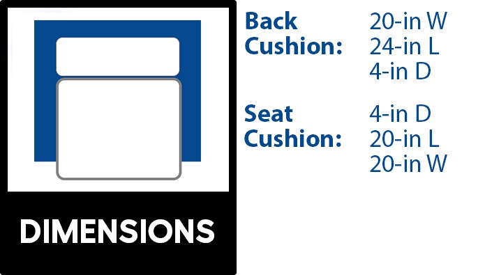 allen + roth AJ0AC01B-9C8 Patio-Furniture-Cushions - View #3