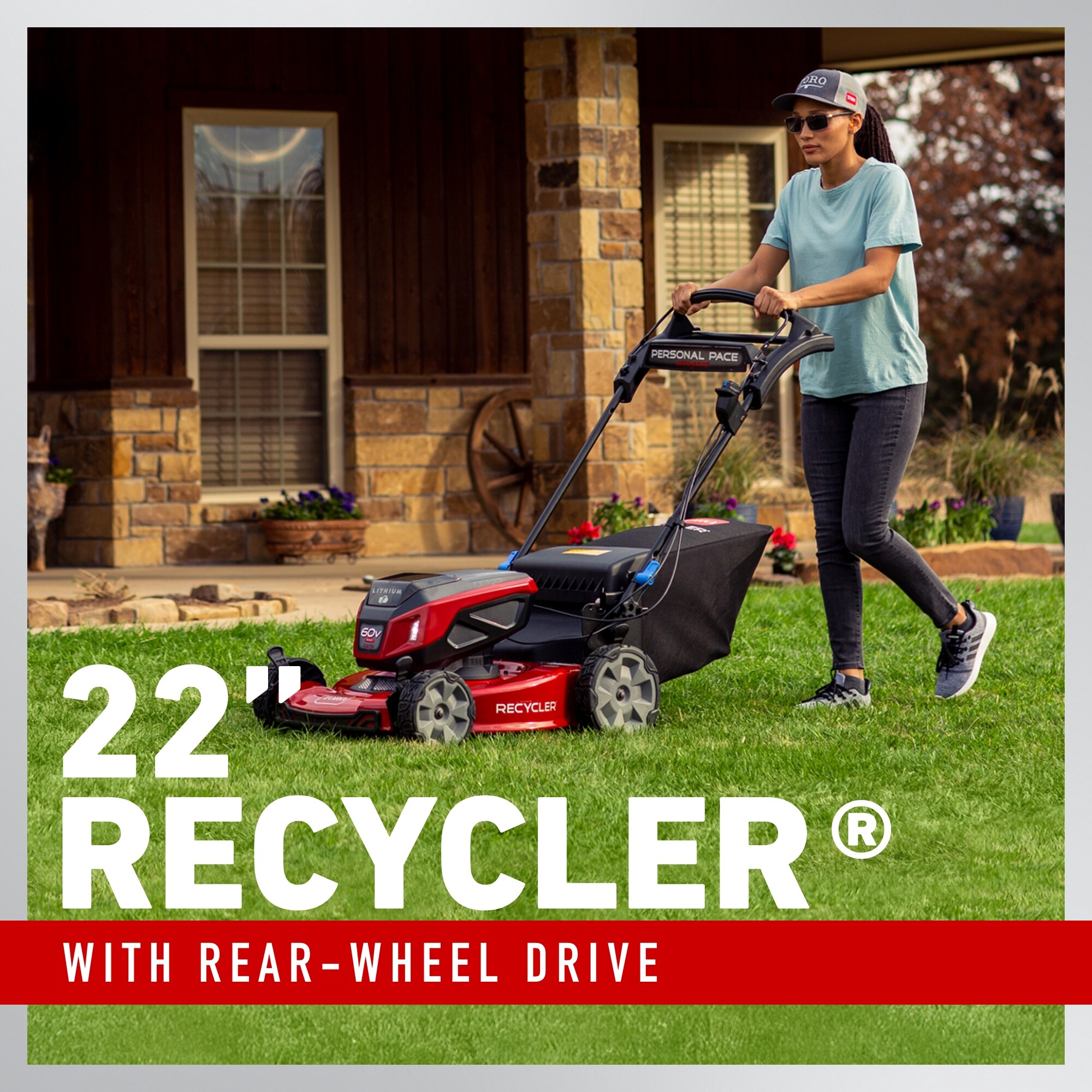 Toro Recycler 60-volt Max 22-in Cordless Self-propelled Lawn Mower 8 Ah (1-Battery and Charger Included)