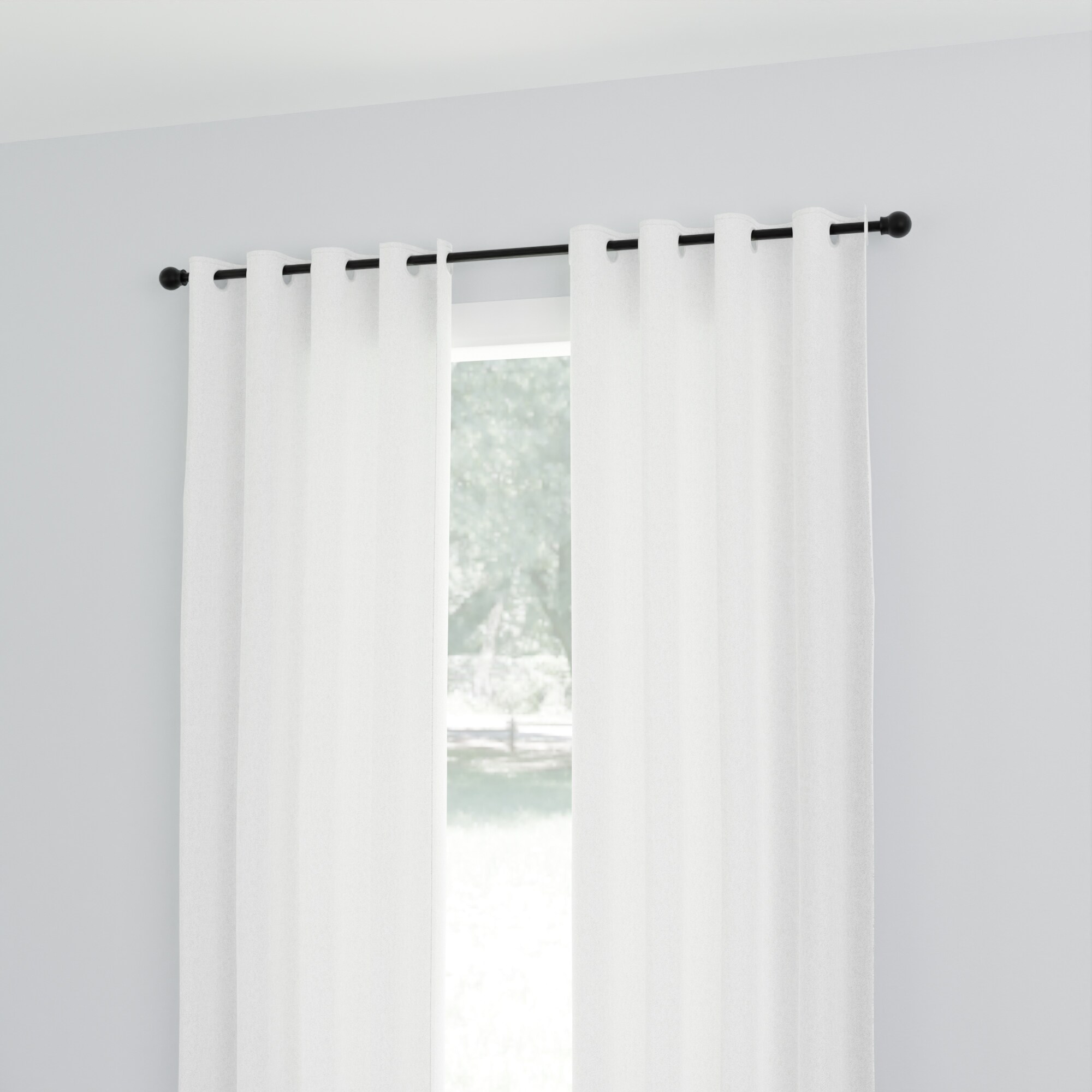 Style Selections FSI 1436E MBLK Curtain-Rods - View #8