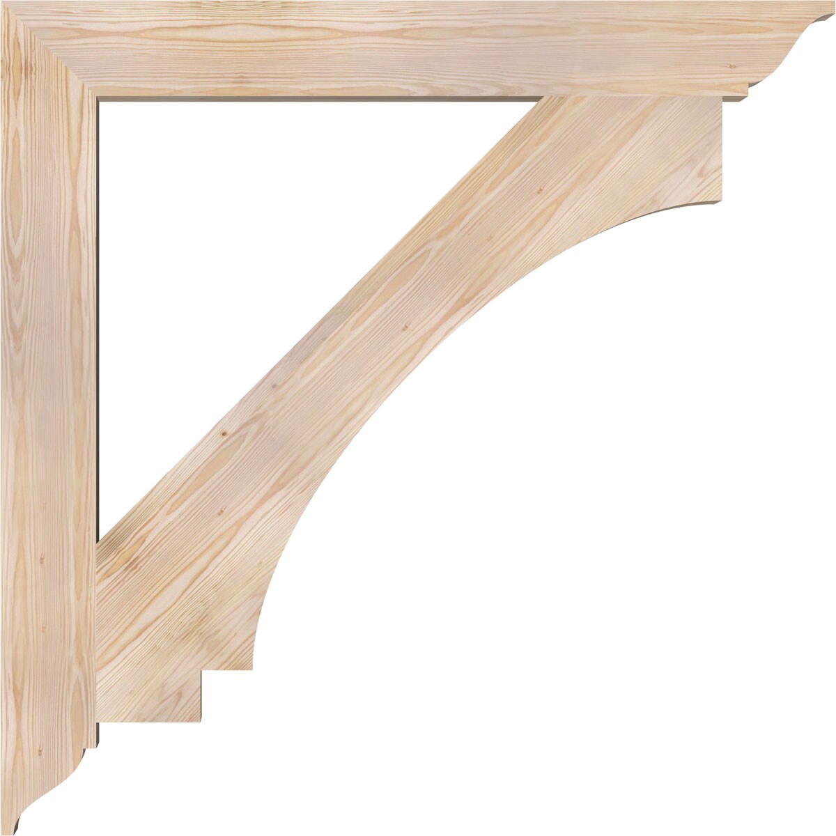 Ekena Millwork BKT06X48X48IMP01SDF Exterior-Brackets-Braces - View #3