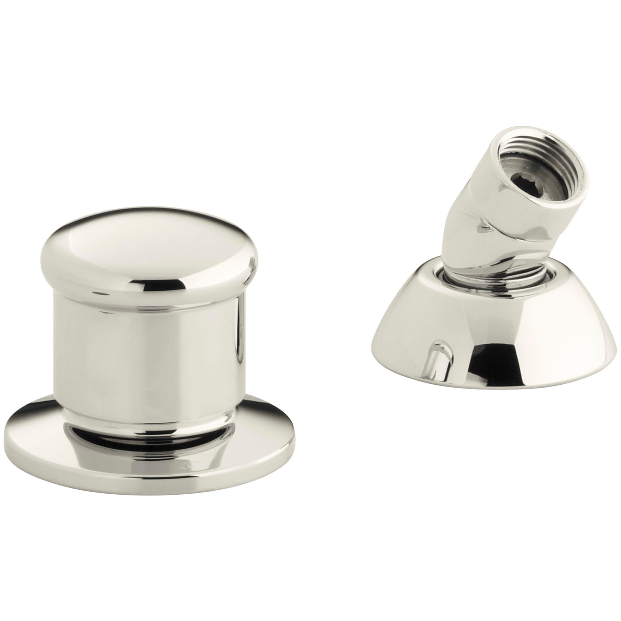 KOHLER 8549-SN Vibrant Polished Nickel 2.5-in Universal Shower Shower holder with hose