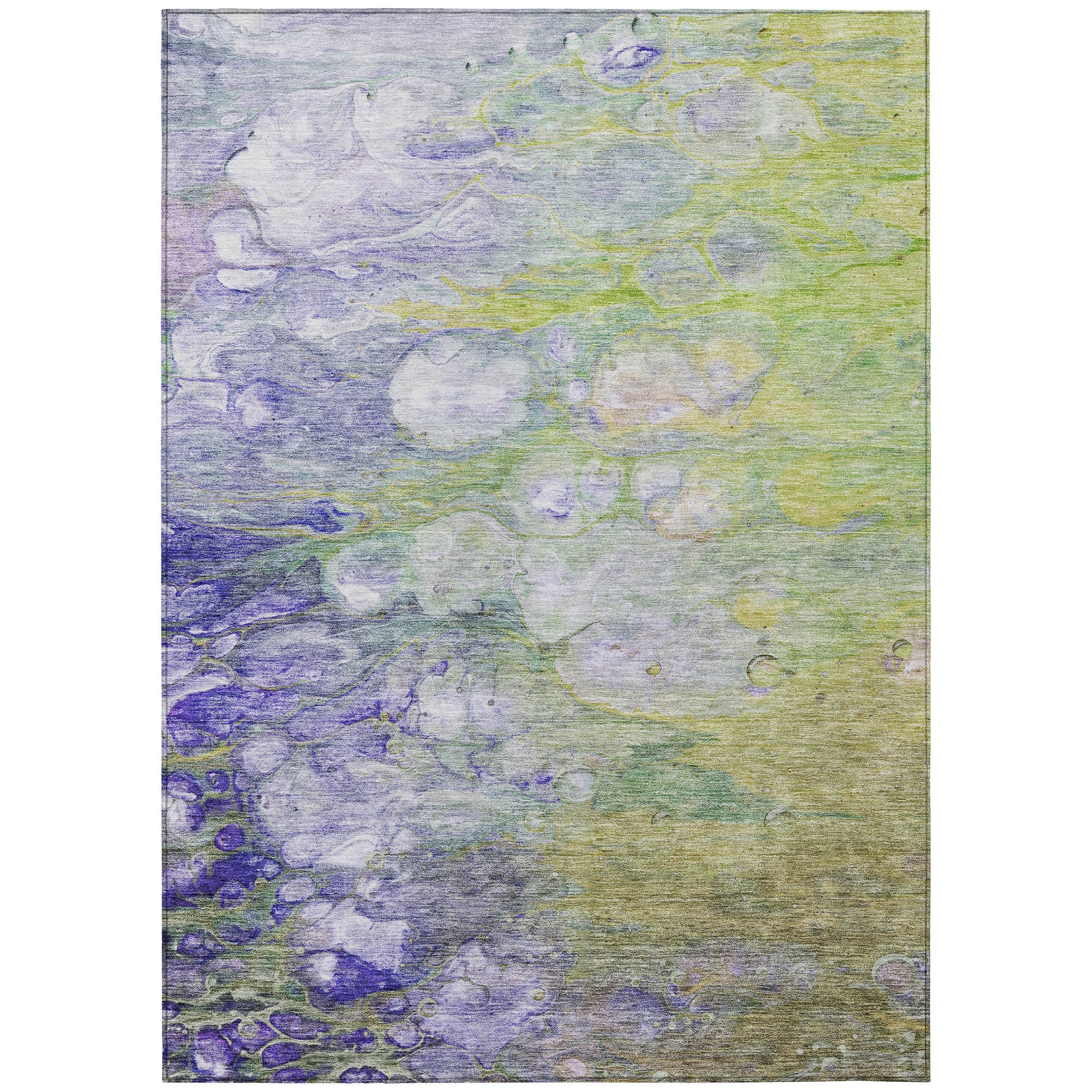Addison Rugs ACN698AL8X10 Chantille ACN698AL 8 x 10 (ft) Polyester Aloe Rectangular Indoor/Outdoor Geometric Machine washable Area rug
