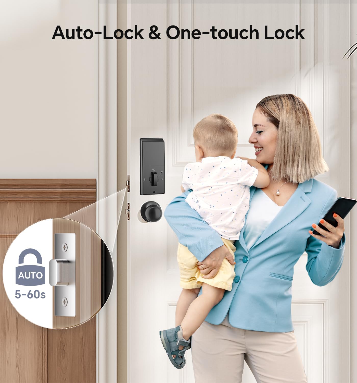 Adrinfly LAD0805D180 Door-Deadbolts - View #9