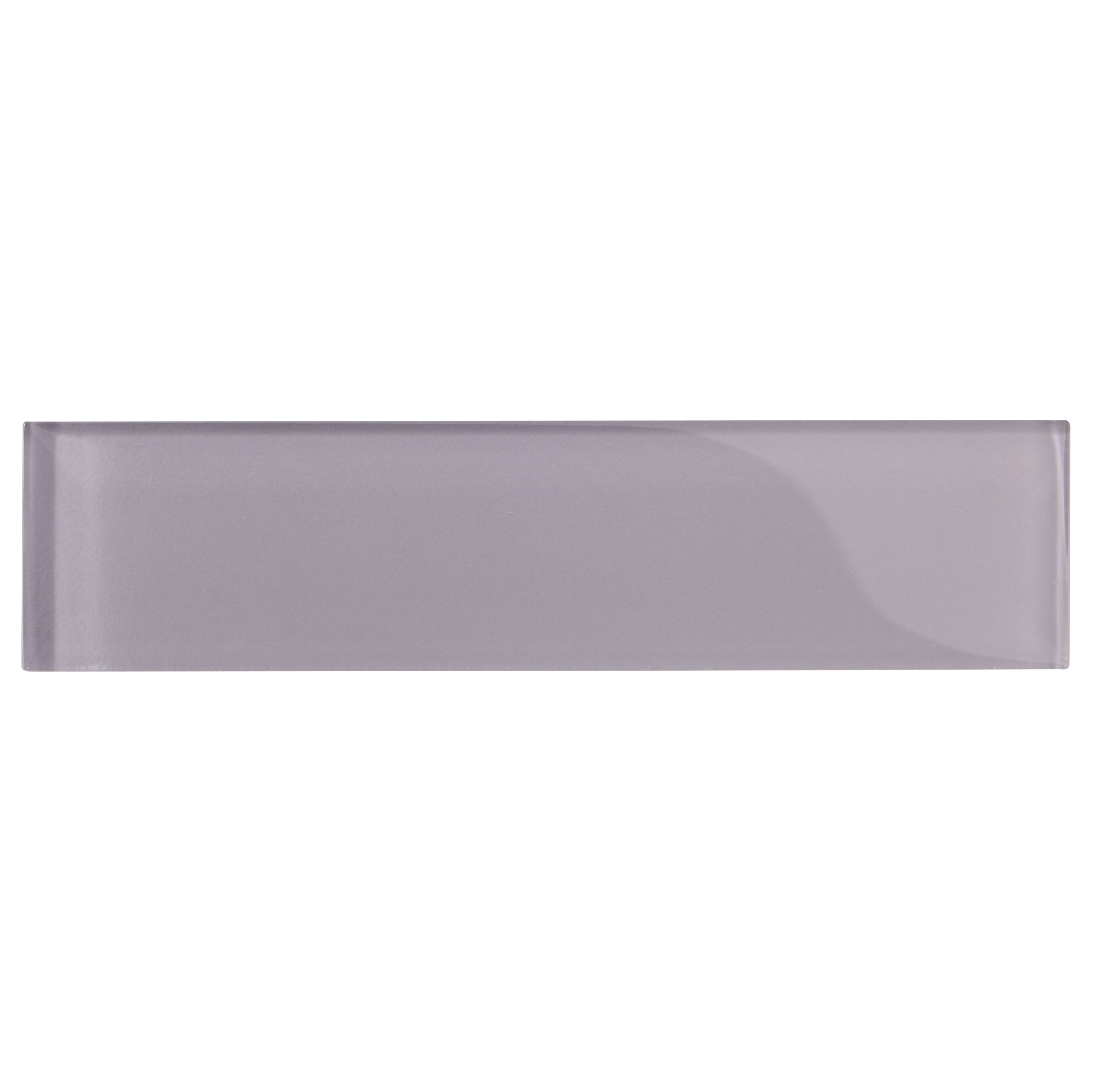 Artmore Tile EXT3RD102596 Lumin Purple 2 in. x 8 in. Polished Glass Subway Wall Tile Sample