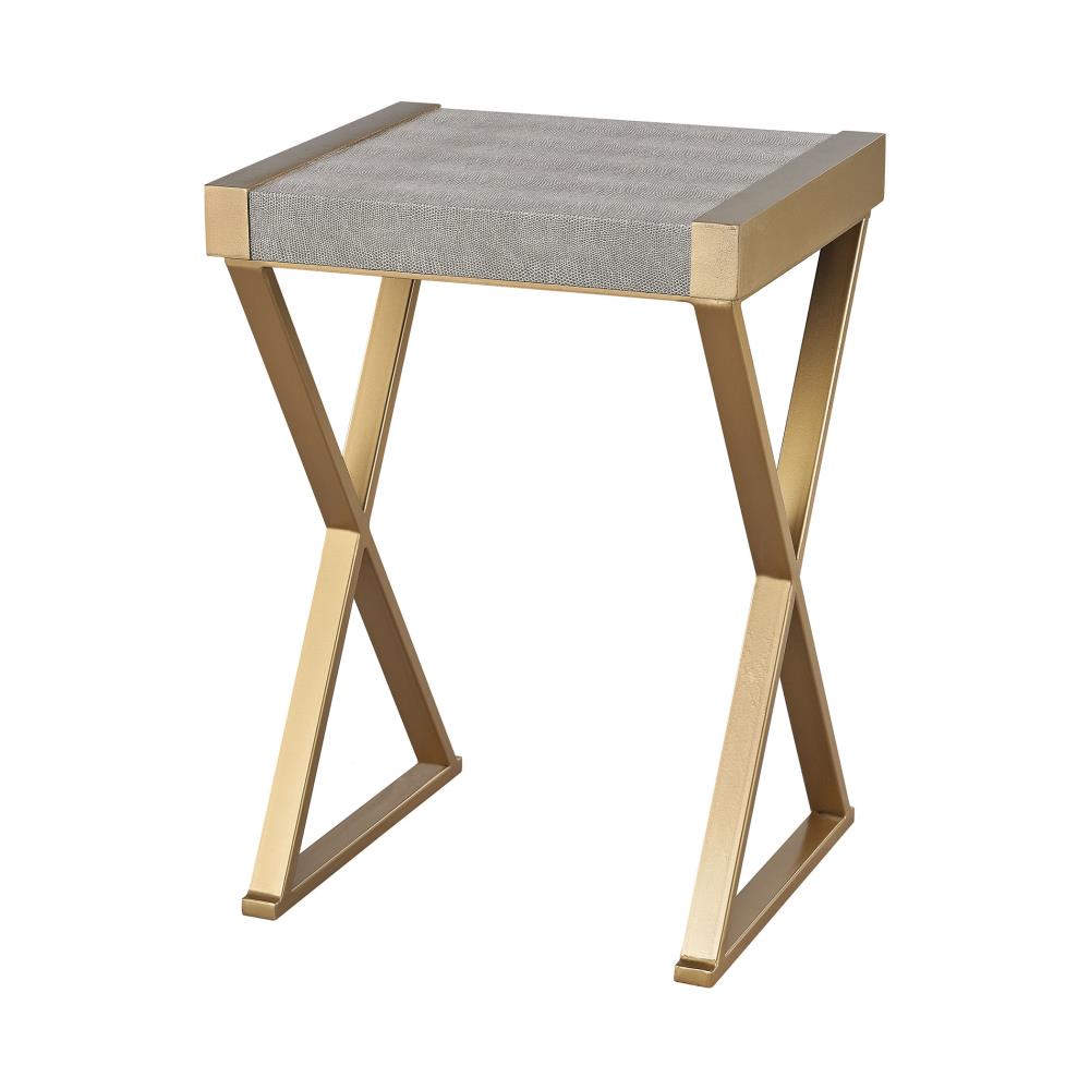 ELK Home 3169-024S Sands Point Gold Wood Glam End Table